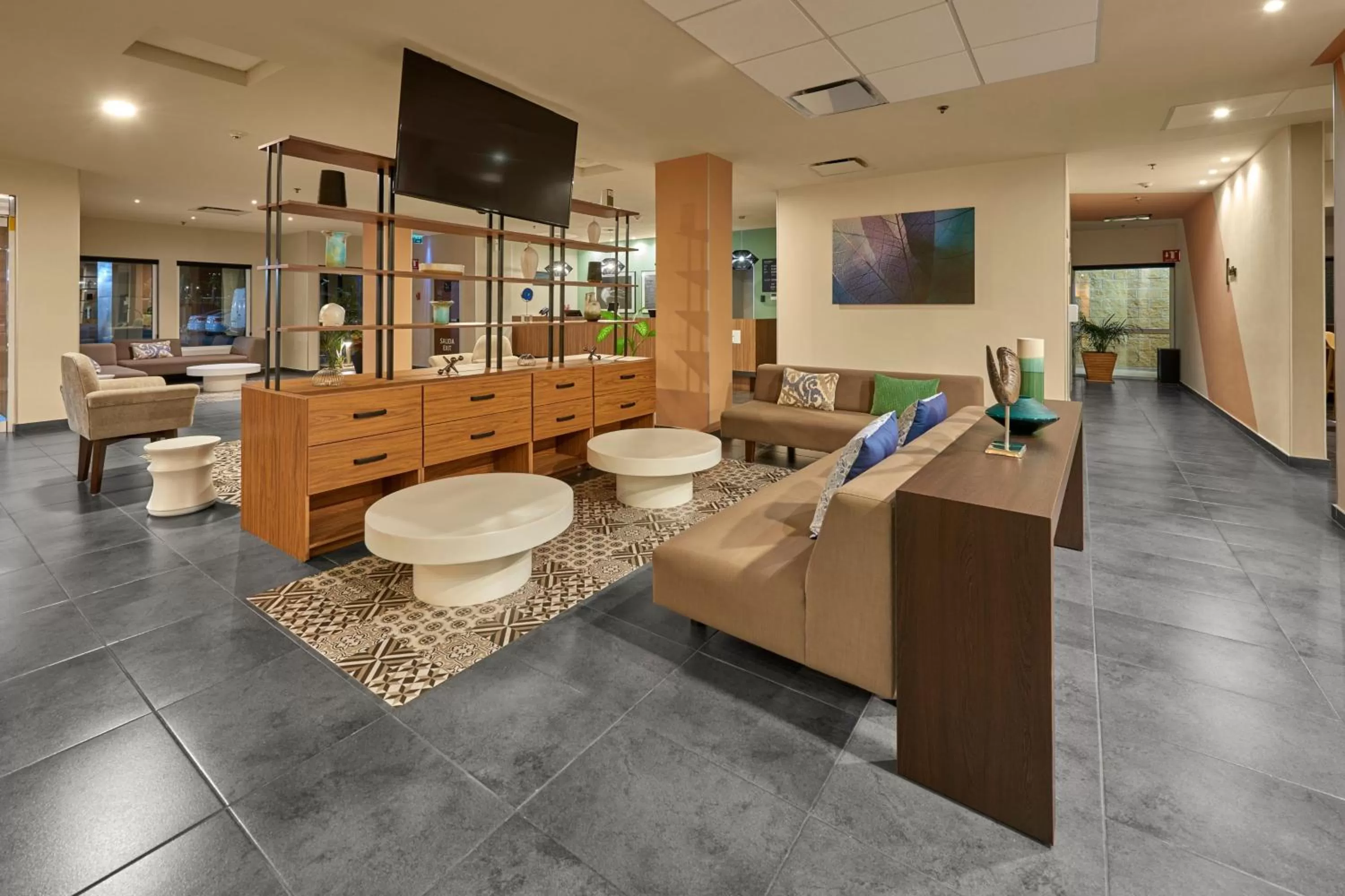 Living room in City Express Plus by Marriott Cabo San Lucas