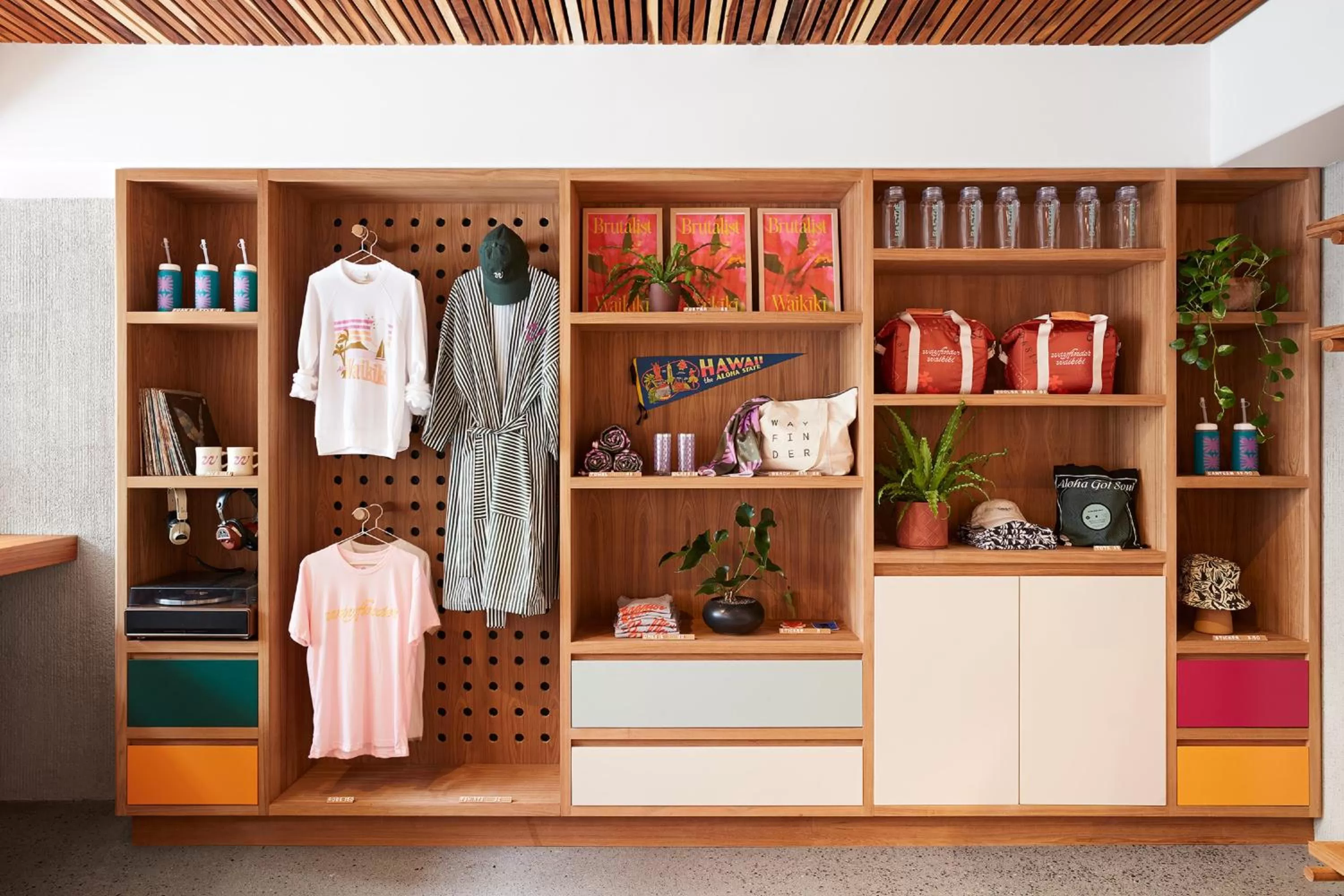 Shopping Area in Wayfinder Waikiki - Voted Top 10 Best Hotels in Hawaii!