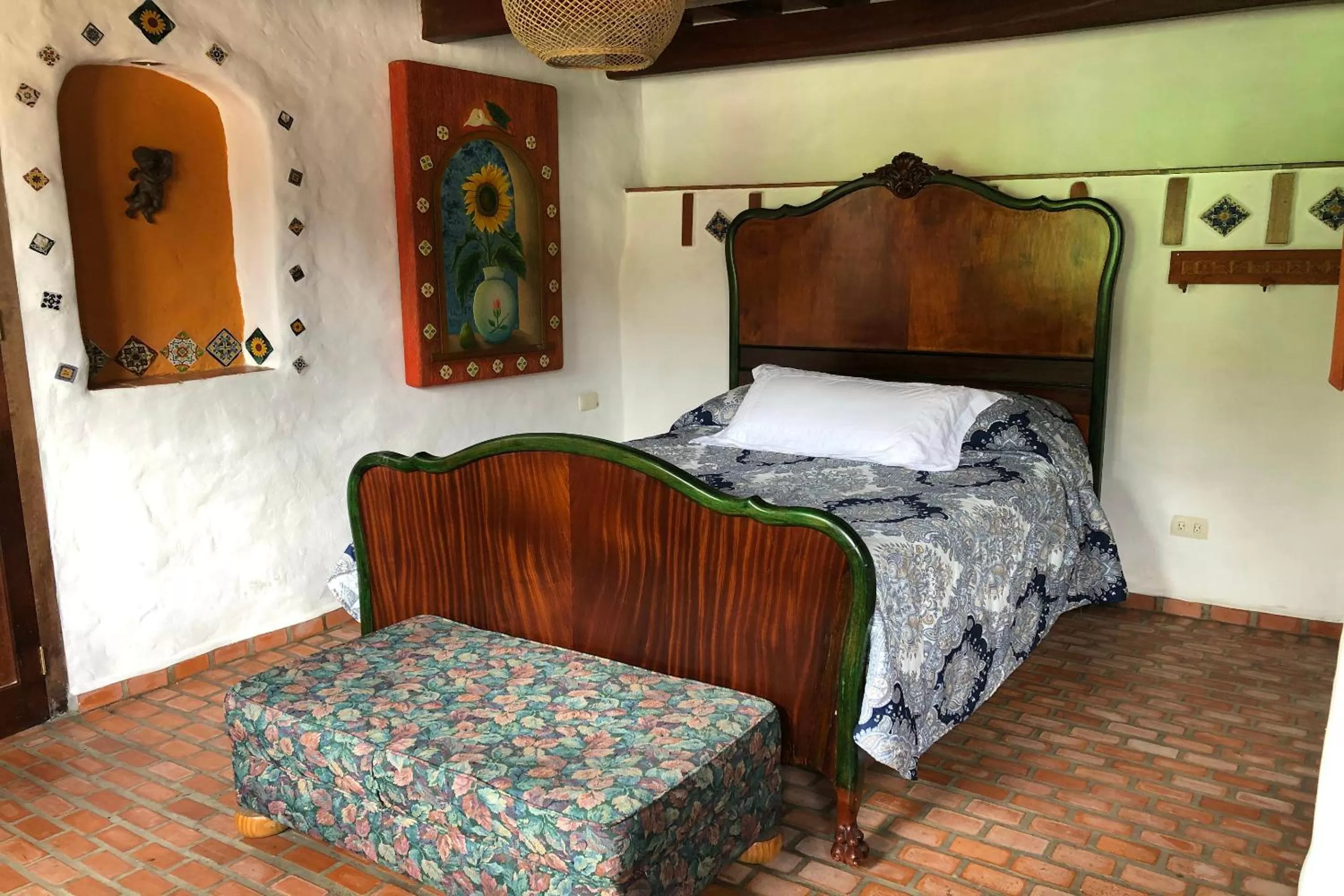 Bedroom, Bed in Casa Miguel Arcangel