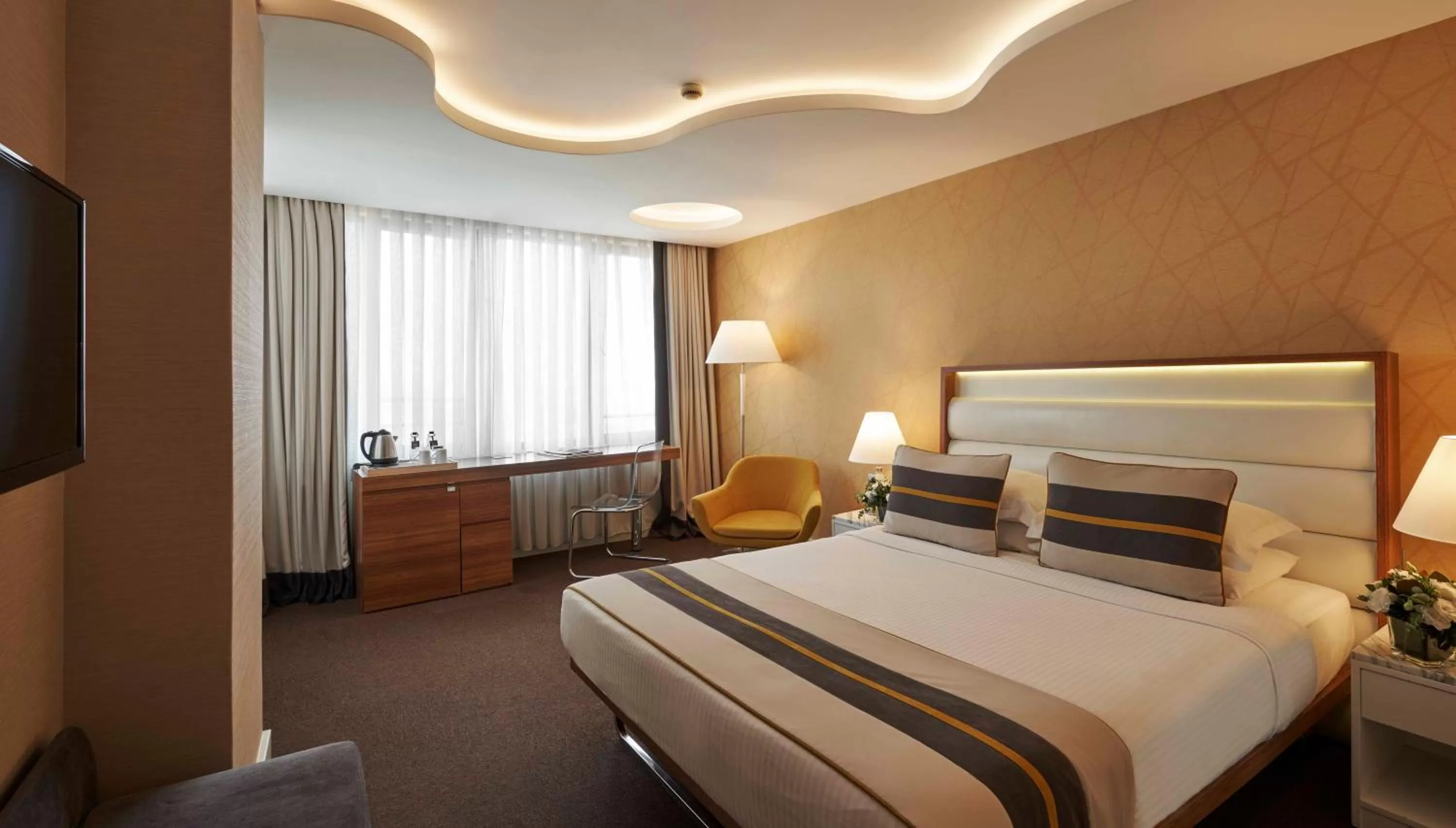 Bedroom, Bed in Richmond Istanbul