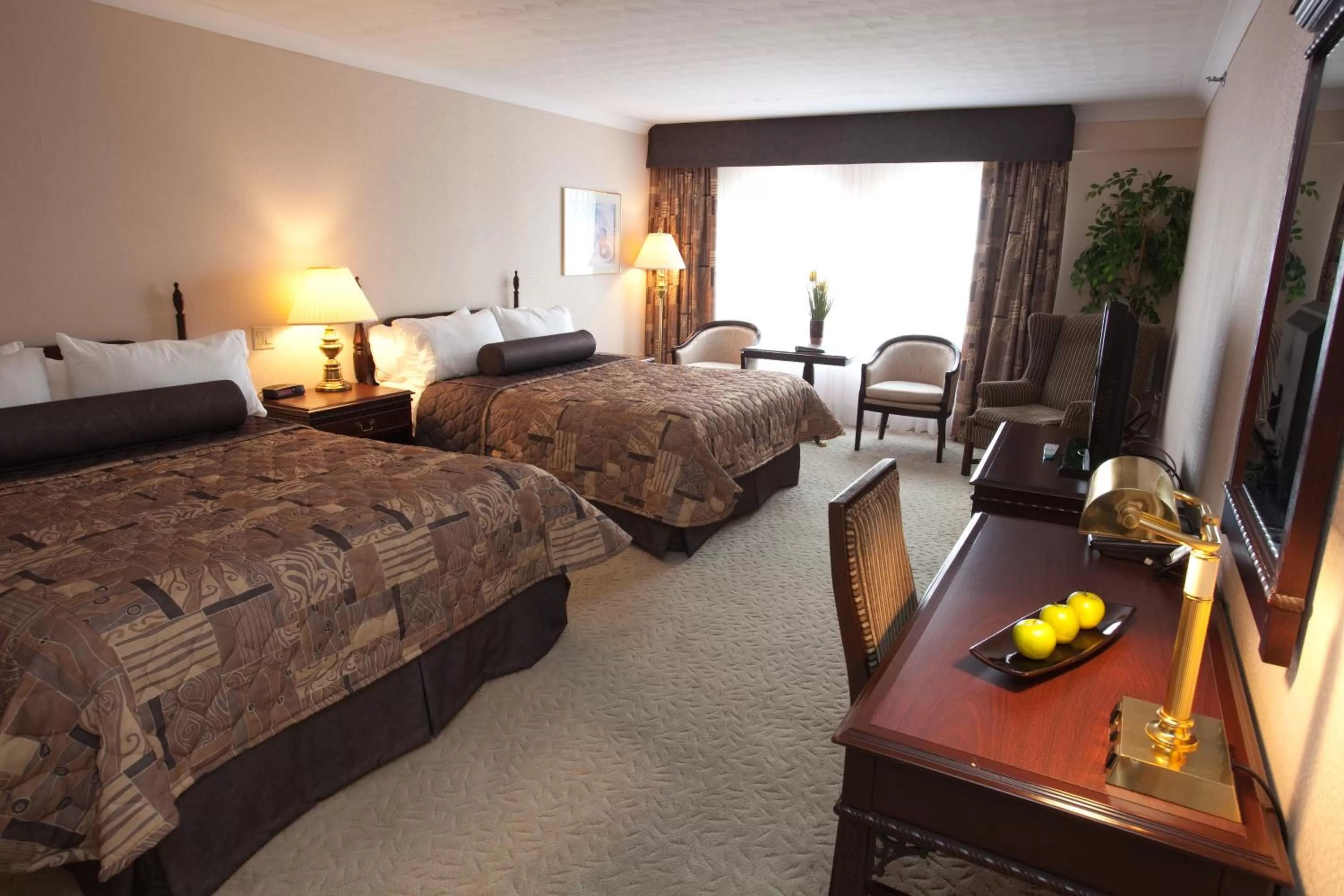 Bed in The Fredericton Inn