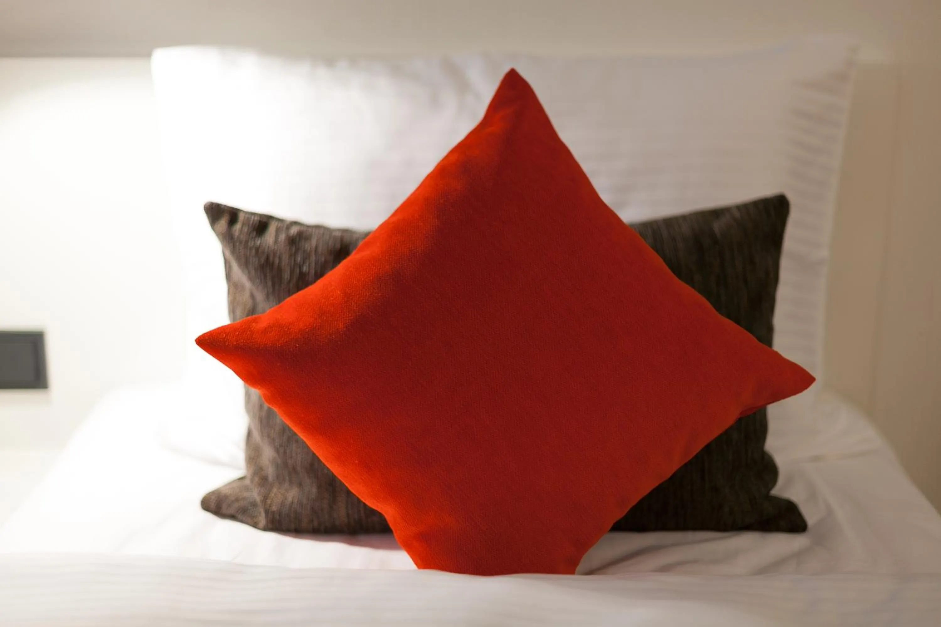 Decorative detail, Bed in Bohem Art Hotel