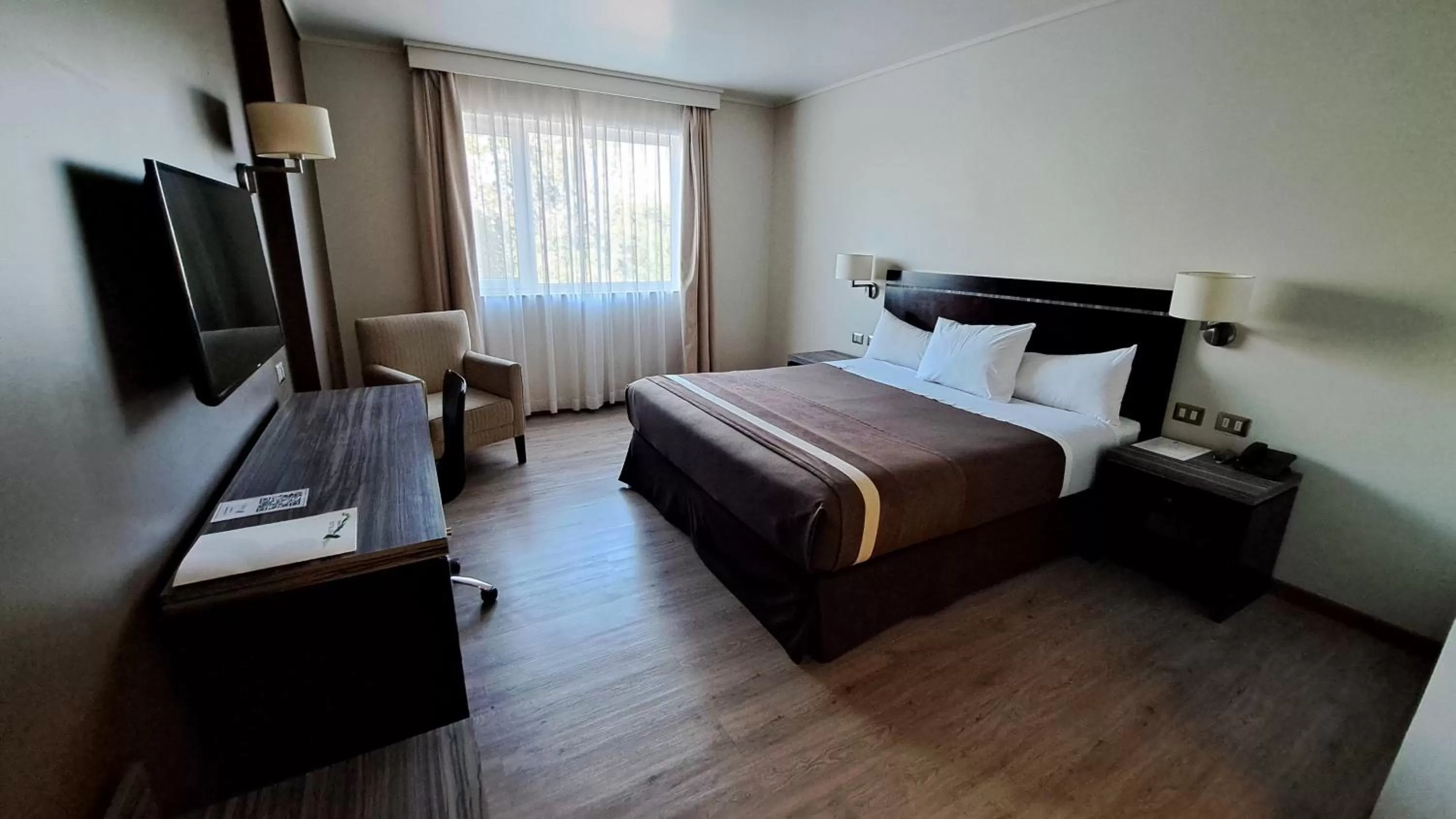 Bed in Hotel Diego de Almagro Curicó