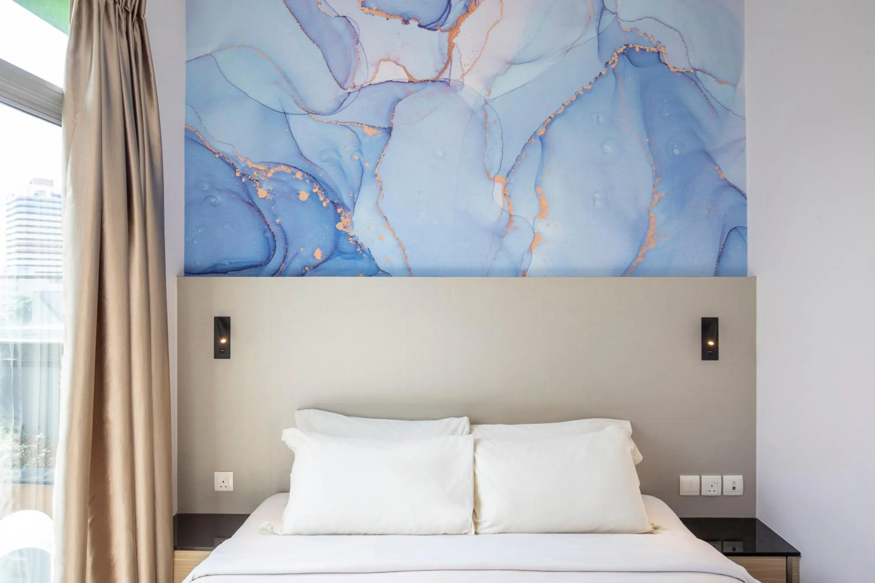 Bed in ibis Styles Singapore Albert