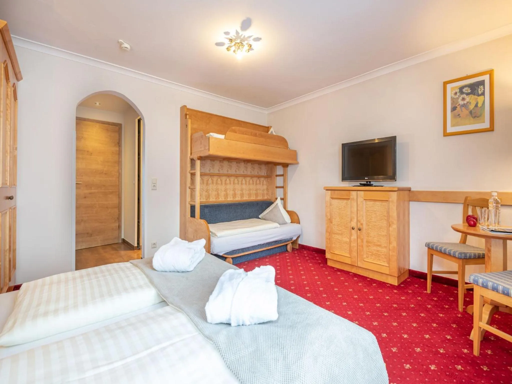 TV and multimedia, Bed in Hotel Stegerbräu