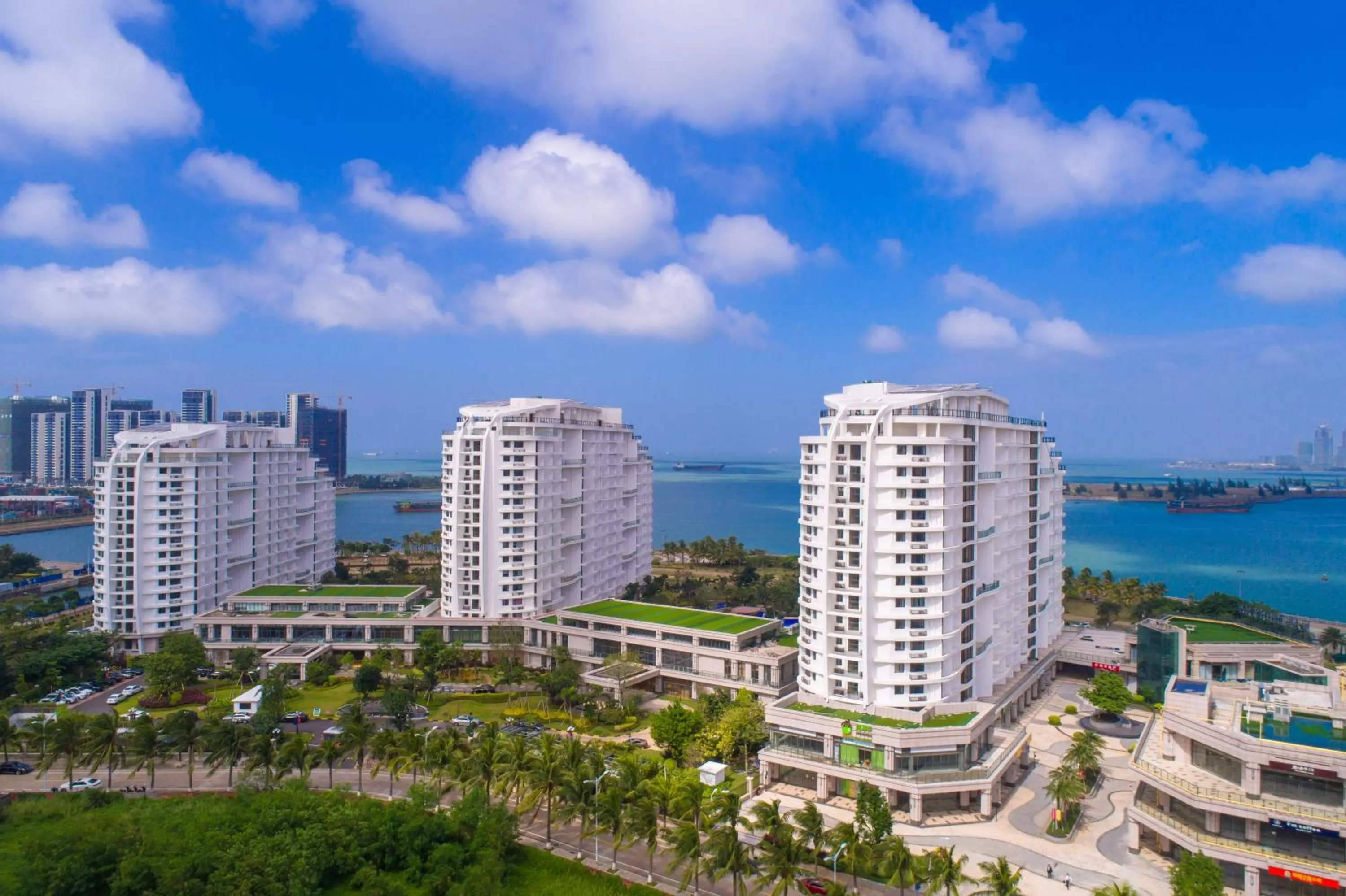 Bird's eye view in Haikou Bay Hengda Yige Holiday Condo Hotel