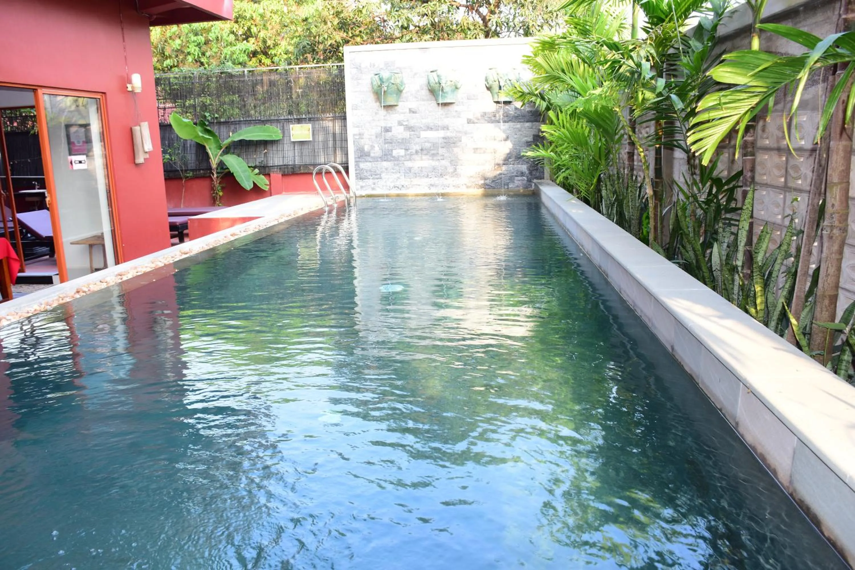 Swimming pool in Bou Savy Guesthouse