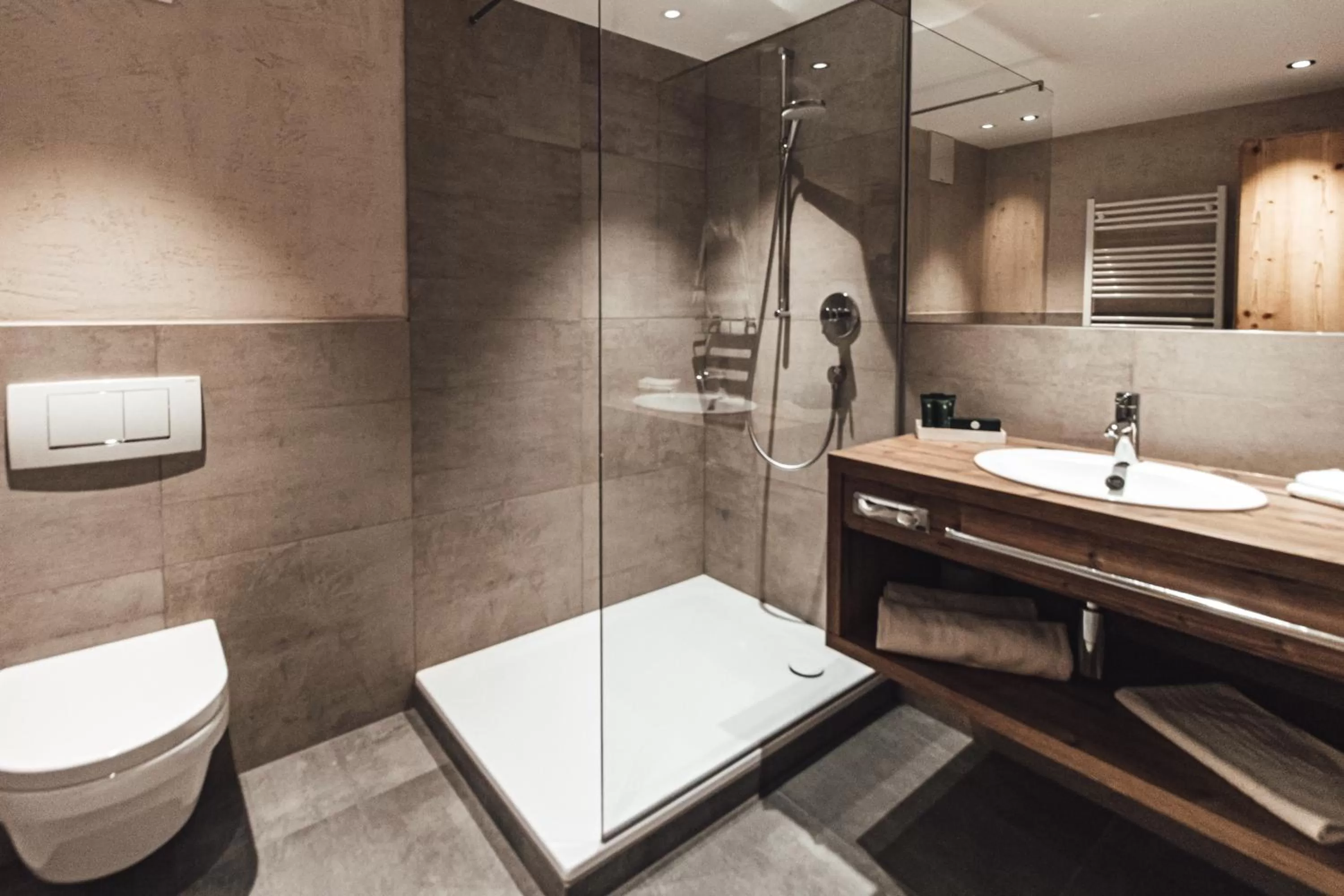 Bathroom in Farm Hotel Chalet Grosslehen