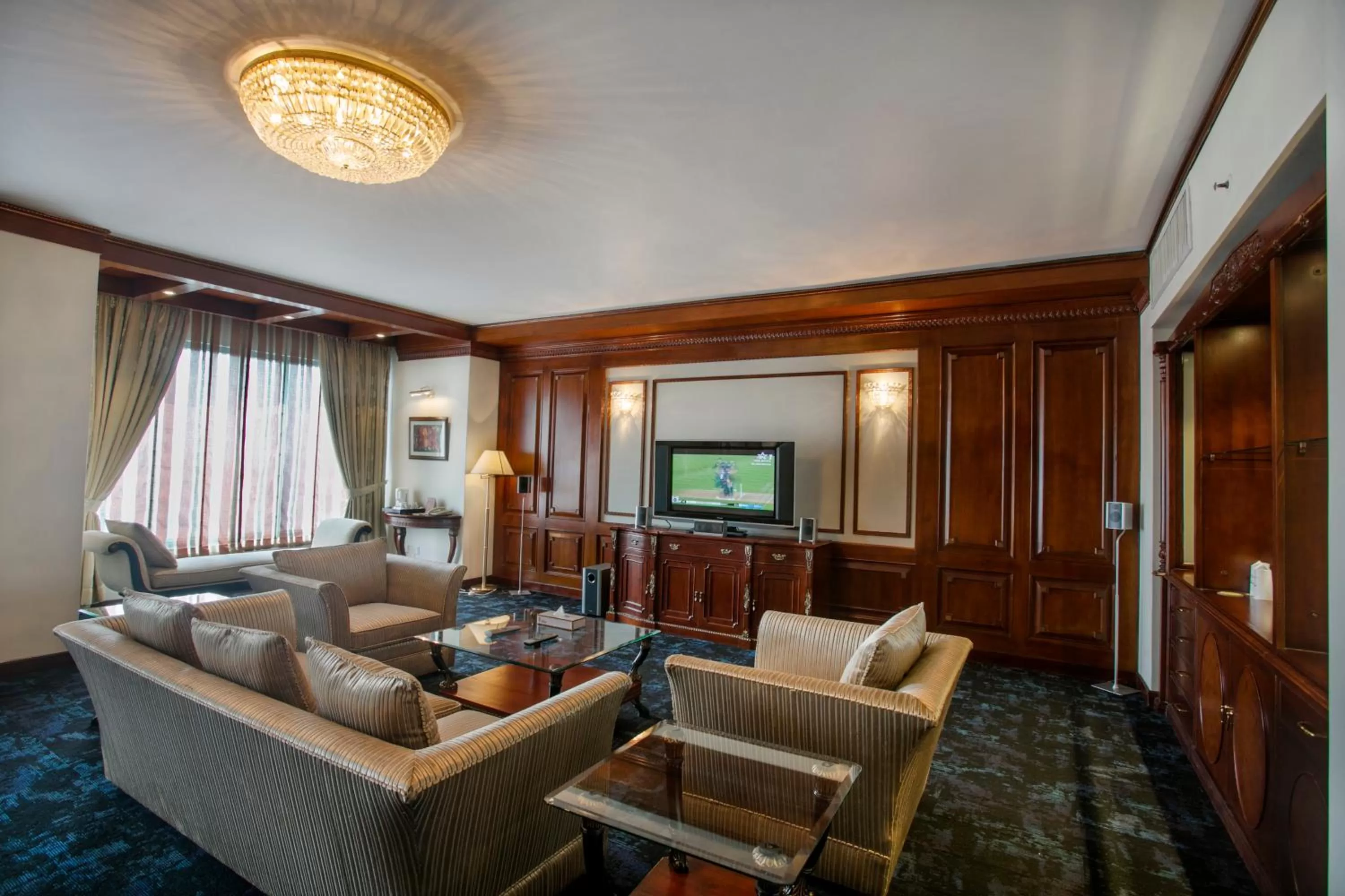 Seating area in Hotel Sarina