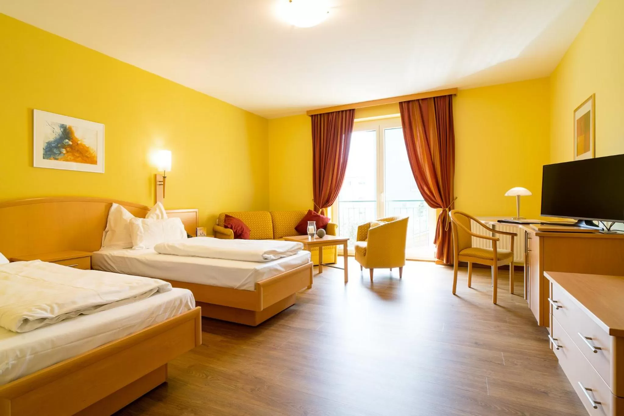 Bed in Hotel Garni Pölzl