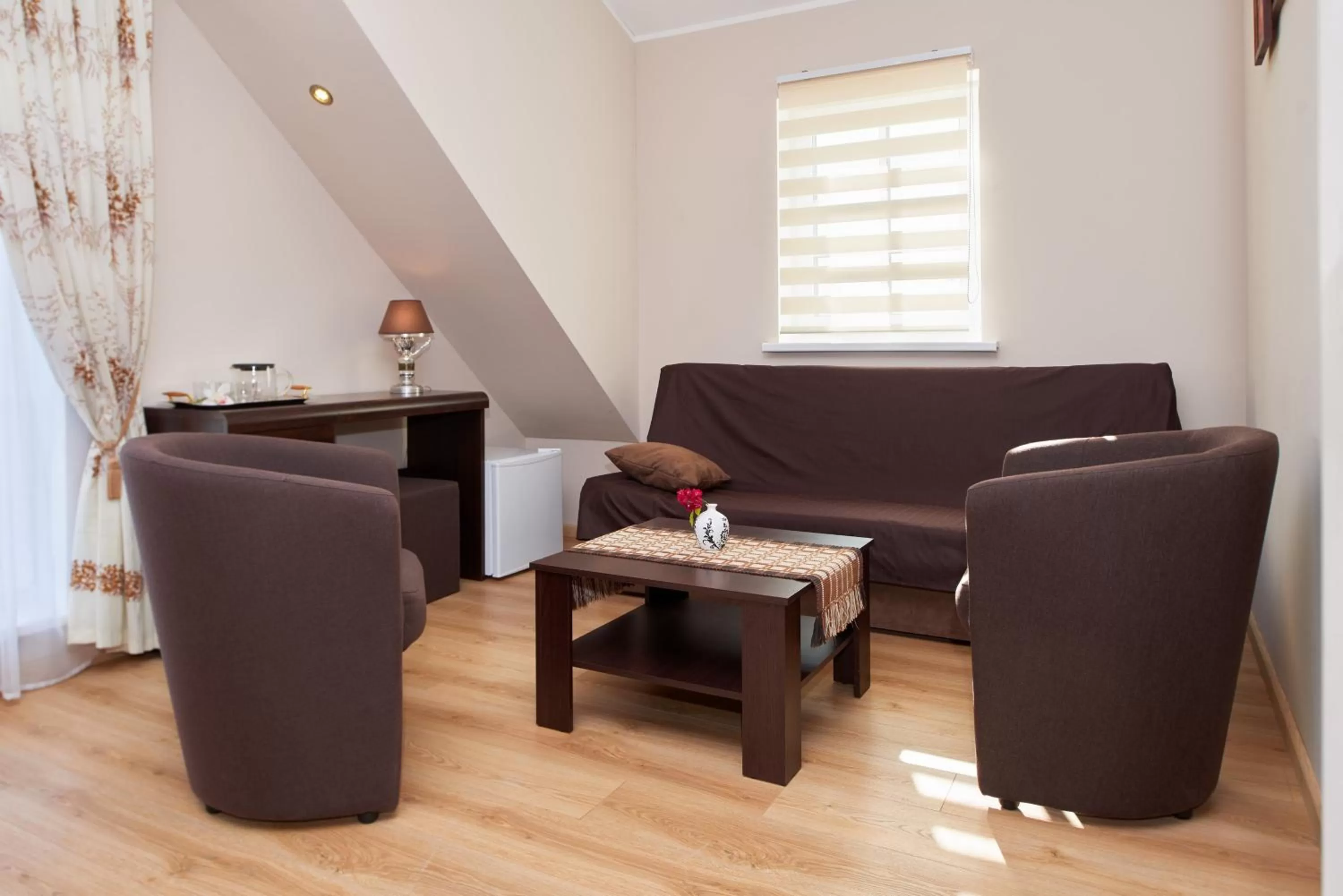 Photo of the whole room in "Trakaitis" nameliai