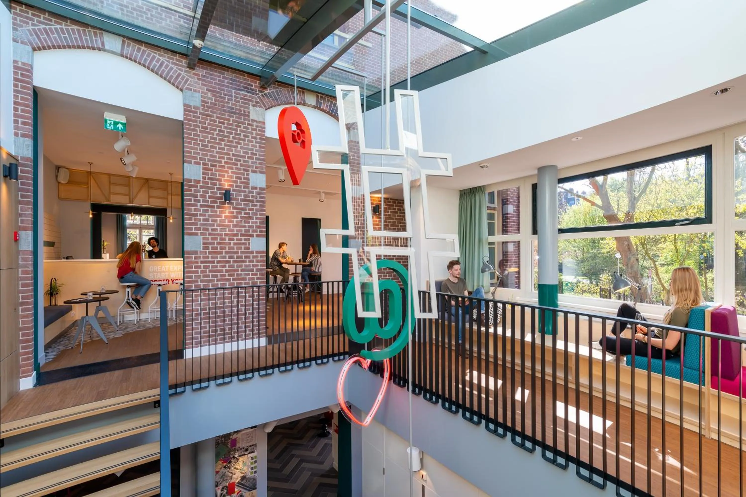 Library in Stayokay Hostel Amsterdam Vondelpark