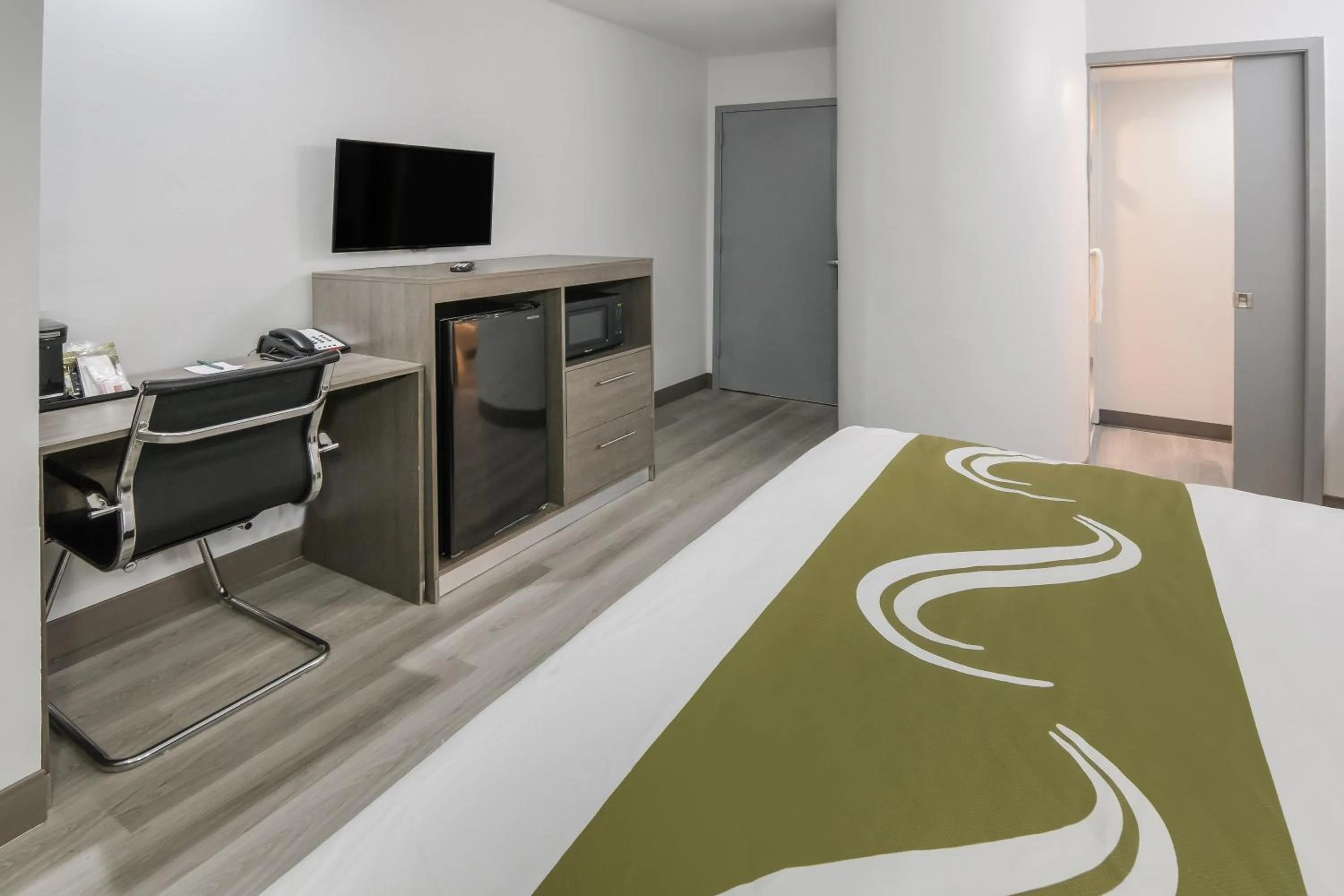 TV and multimedia, Bed in Quality Inn & Suites Richardson-Dallas