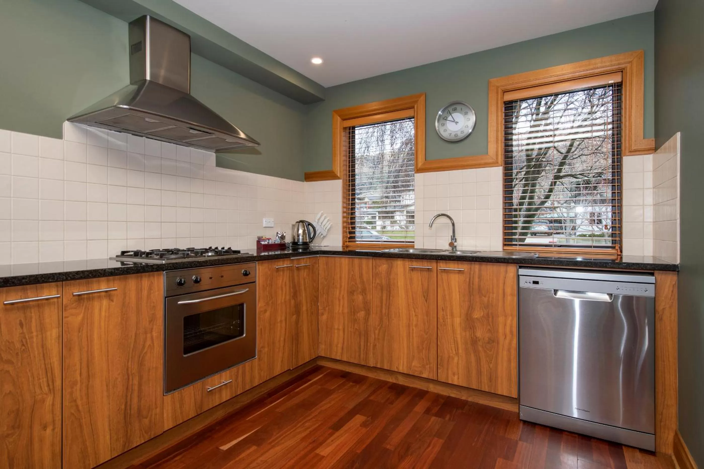Kitchen or kitchenette in Wanaka Luxury Apartments