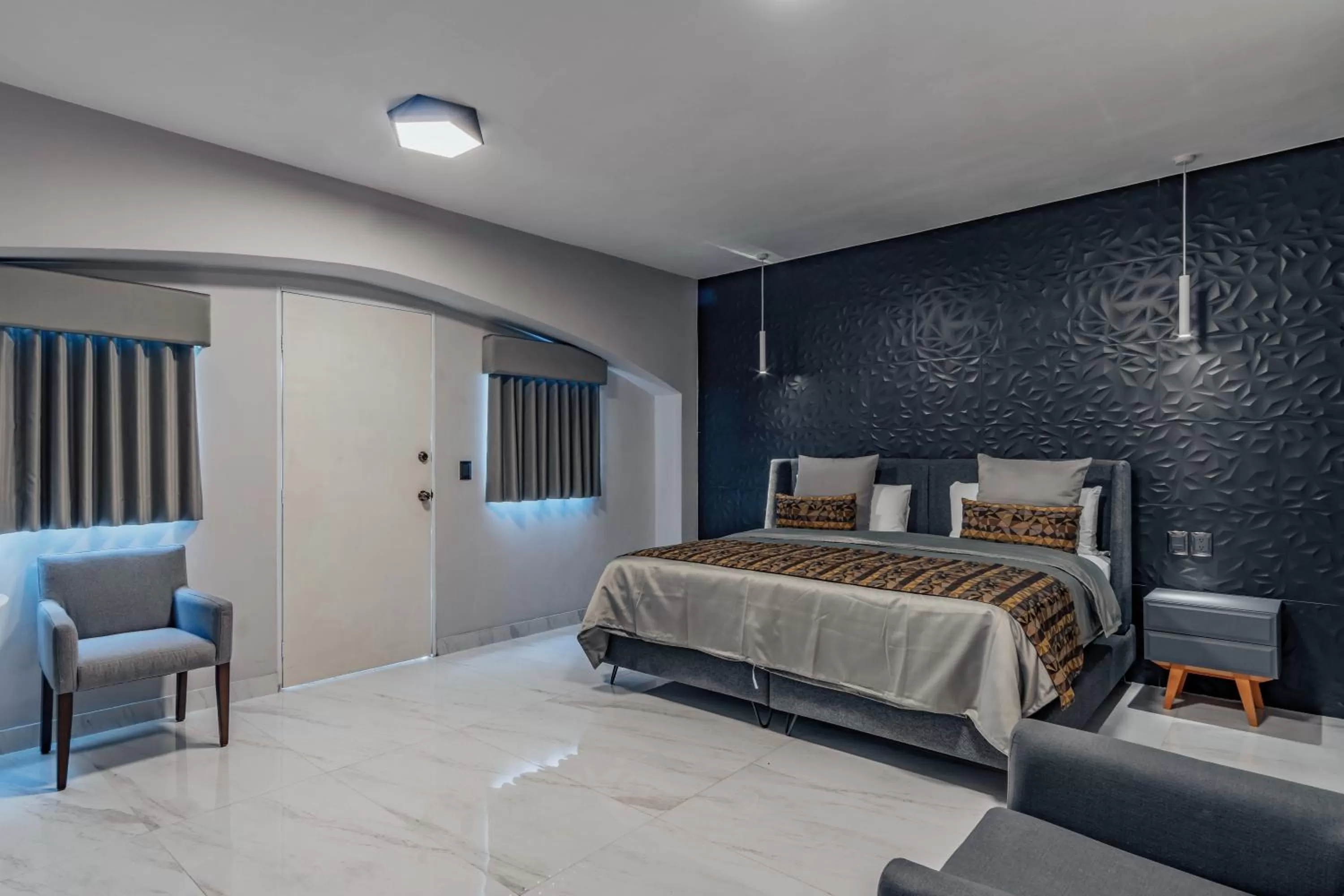 Bed in Chanpaal Hotel Boutique - Only Adults