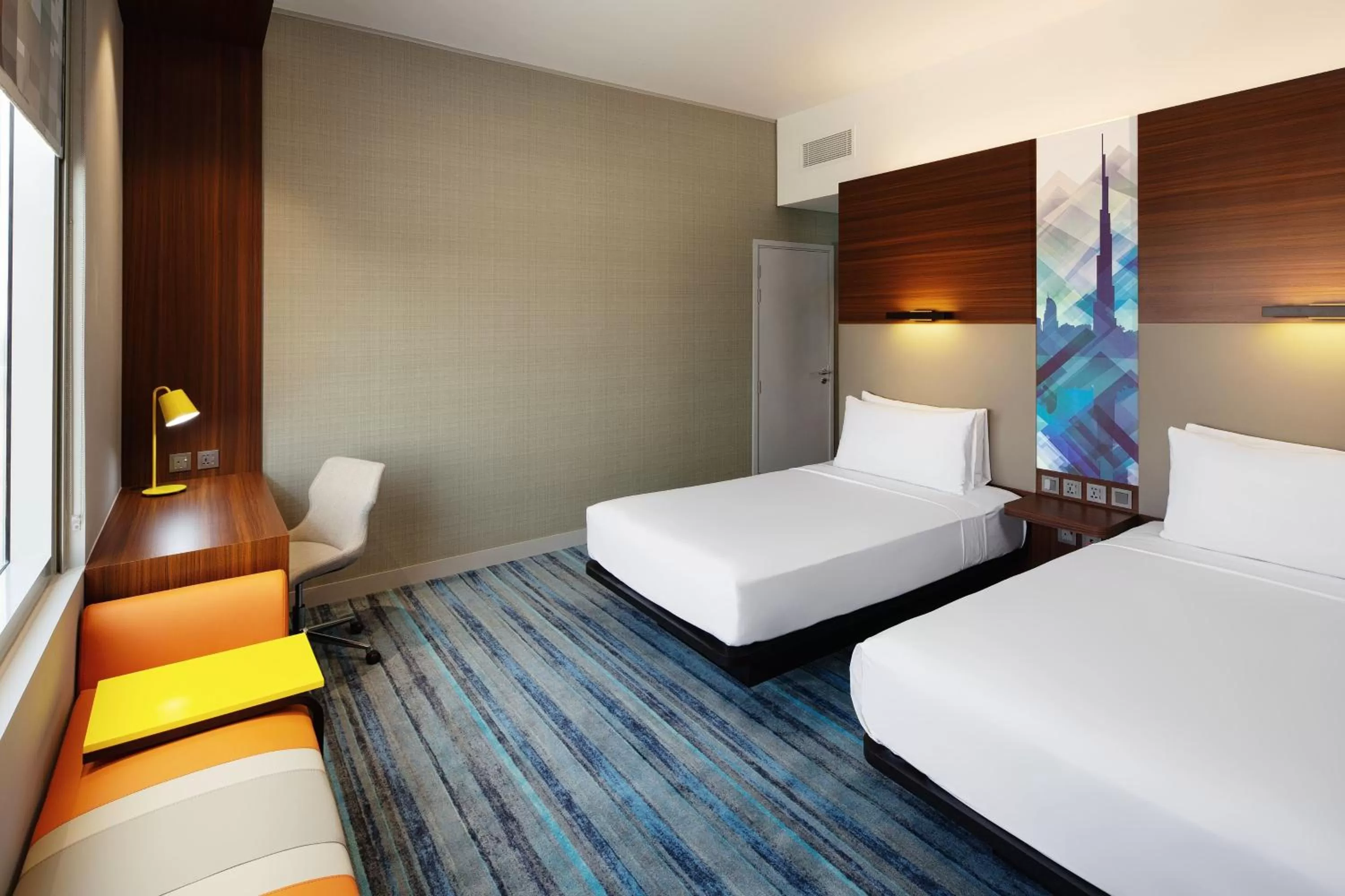 Photo of the whole room, Bed in Aloft Dubai South