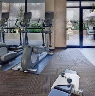 Fitness centre/facilities in L'Hermitage Hotel