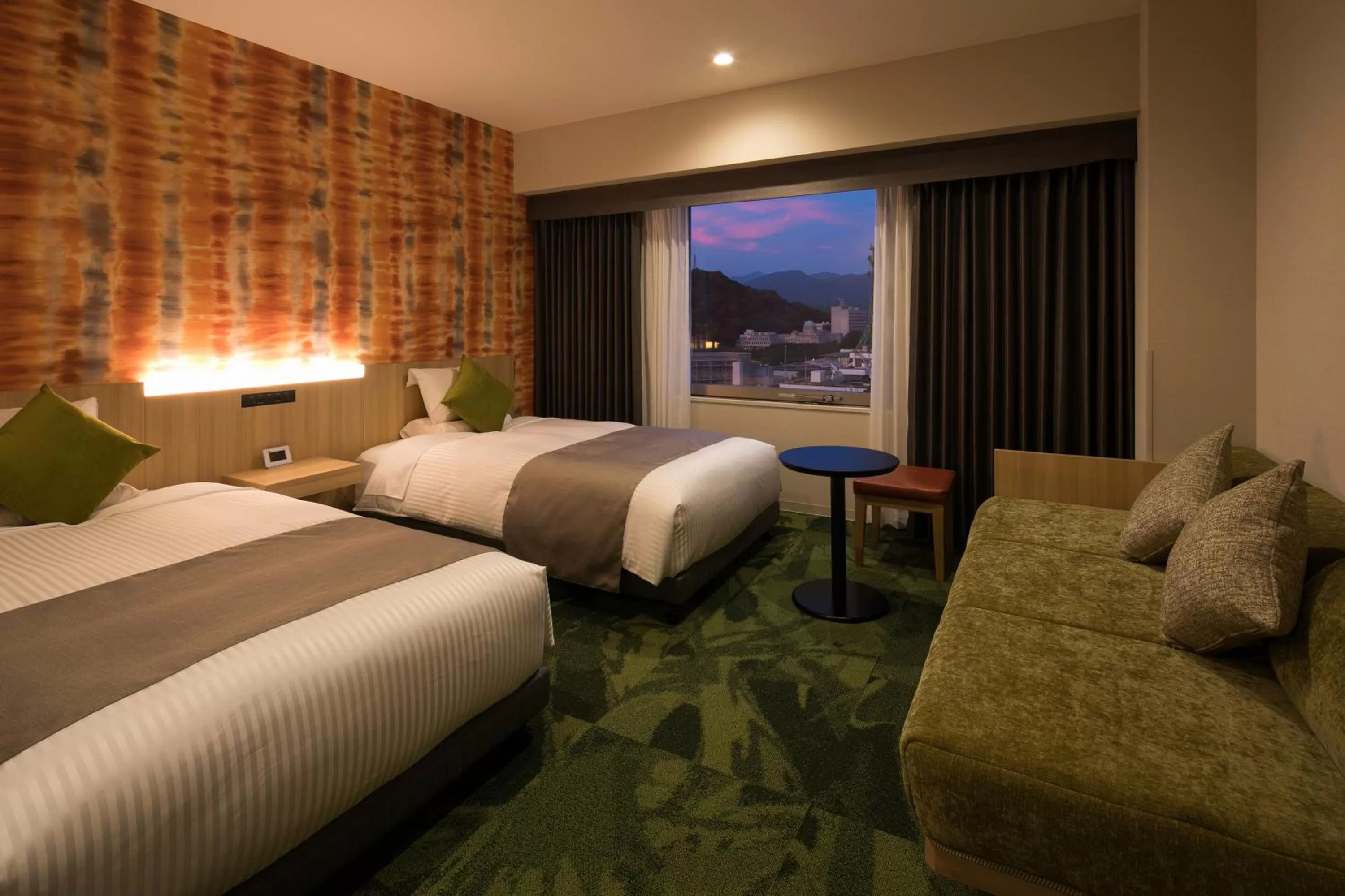 Photo of the whole room, Bed in HOTEL MYSTAYS Matsuyama