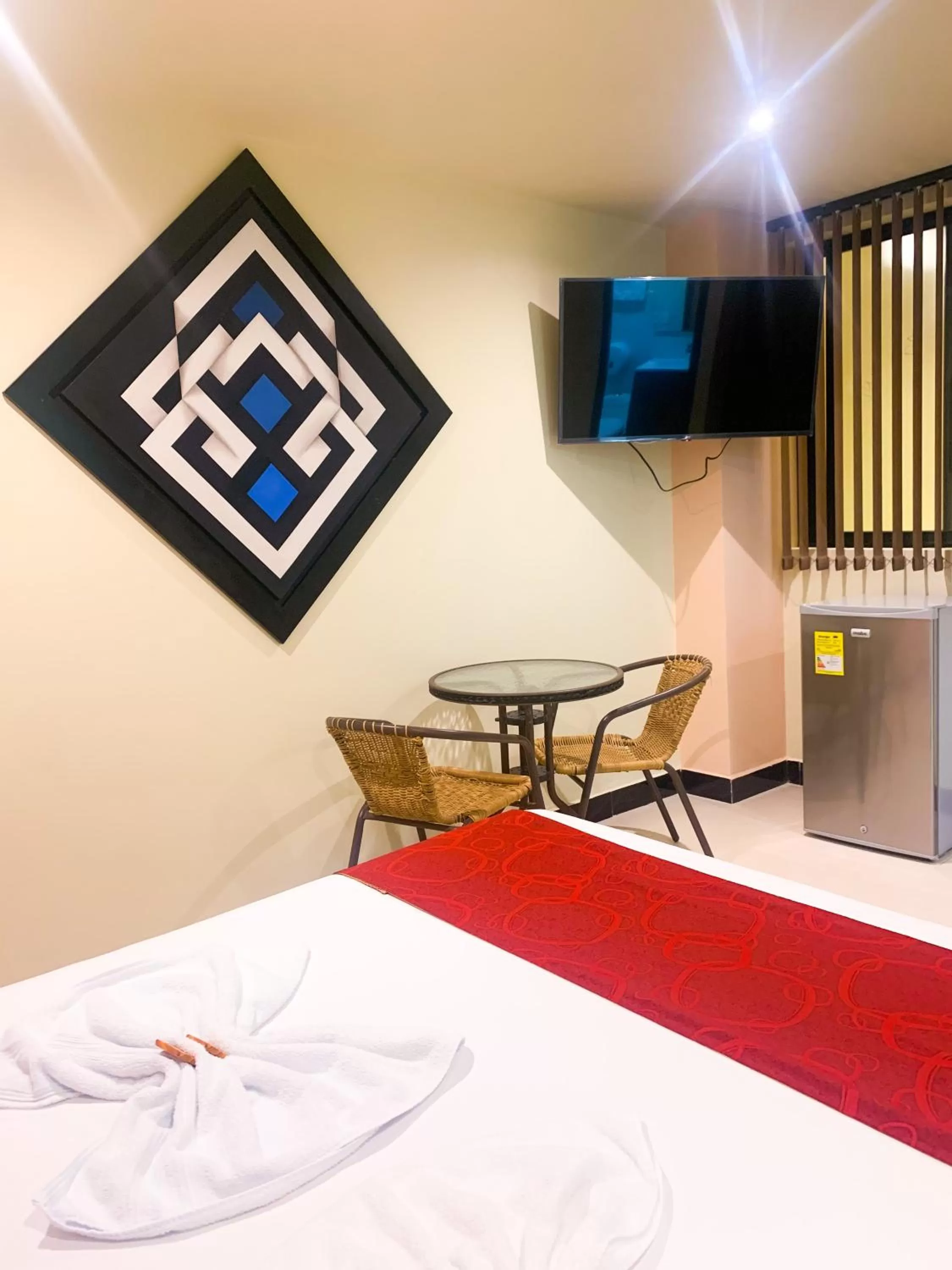 TV and multimedia, Bed in Hotel Plaza Garibaldi