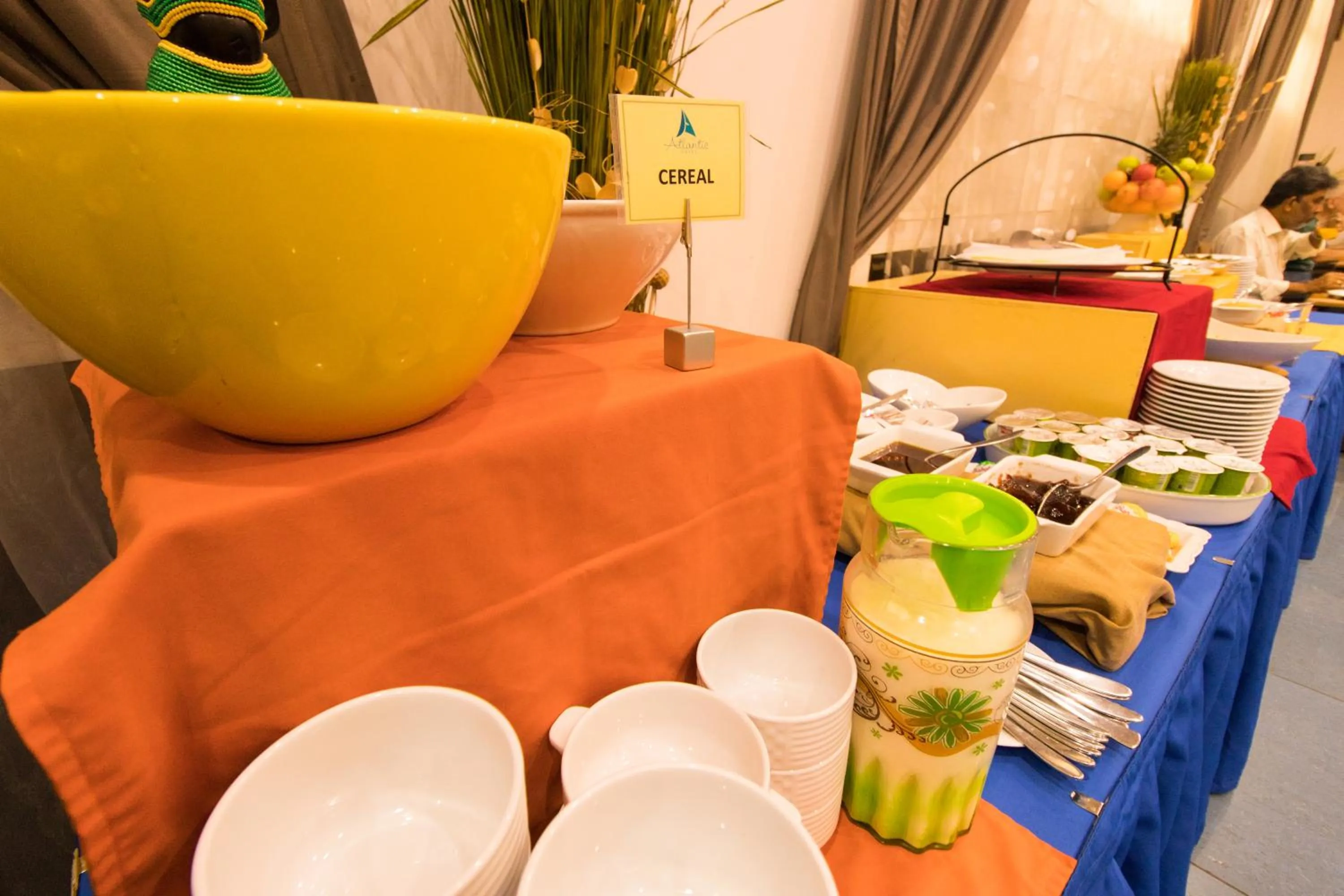 Buffet breakfast in Atlantic Hotel