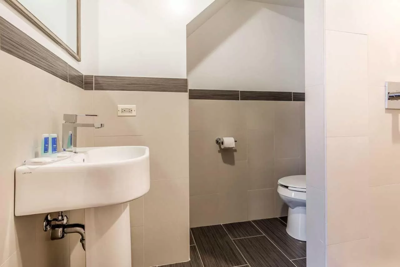 Bathroom in Rodeway Inn Chicago/Evanston