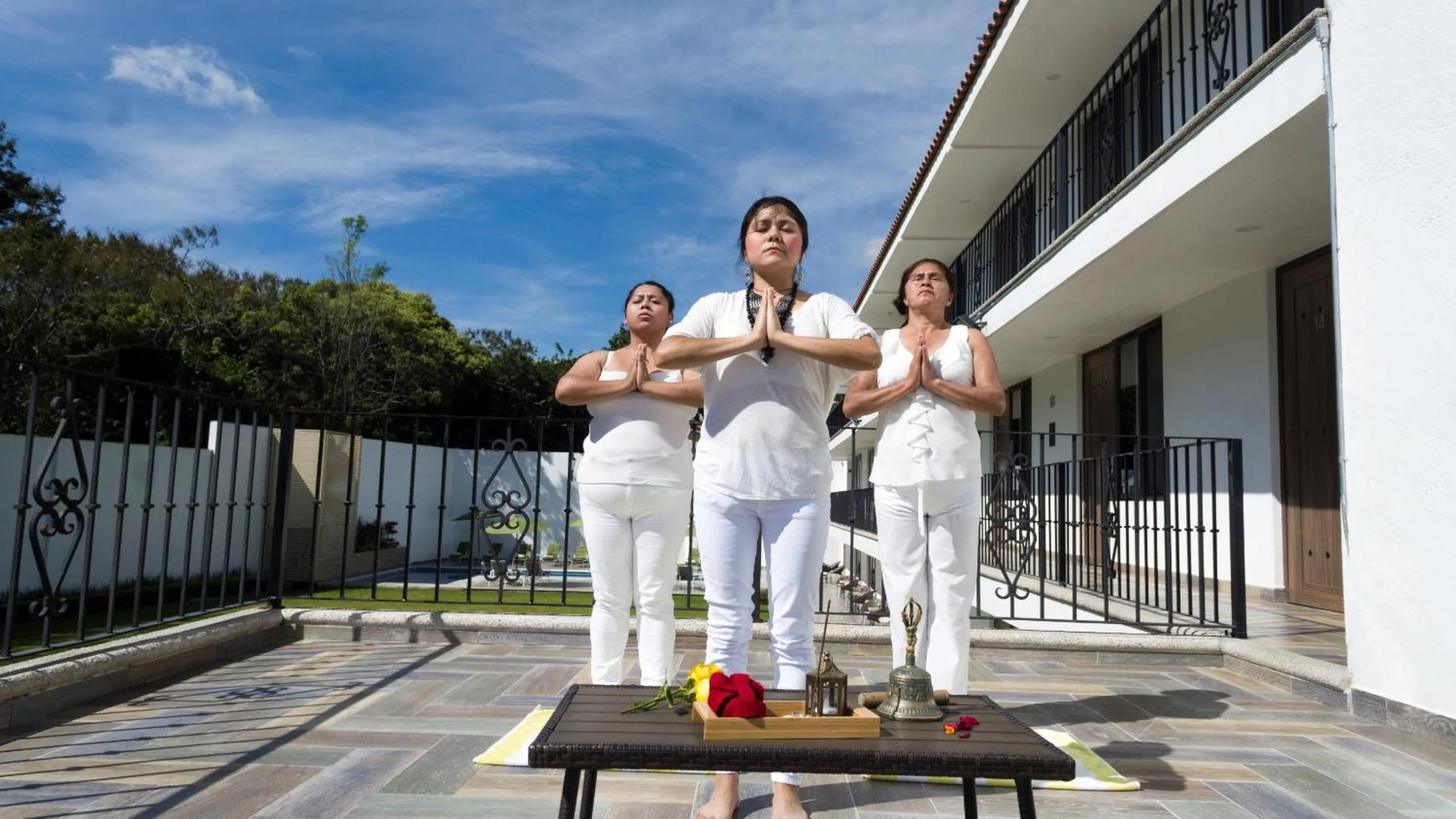 People in Hotel Las Puertas de Tepoztlan