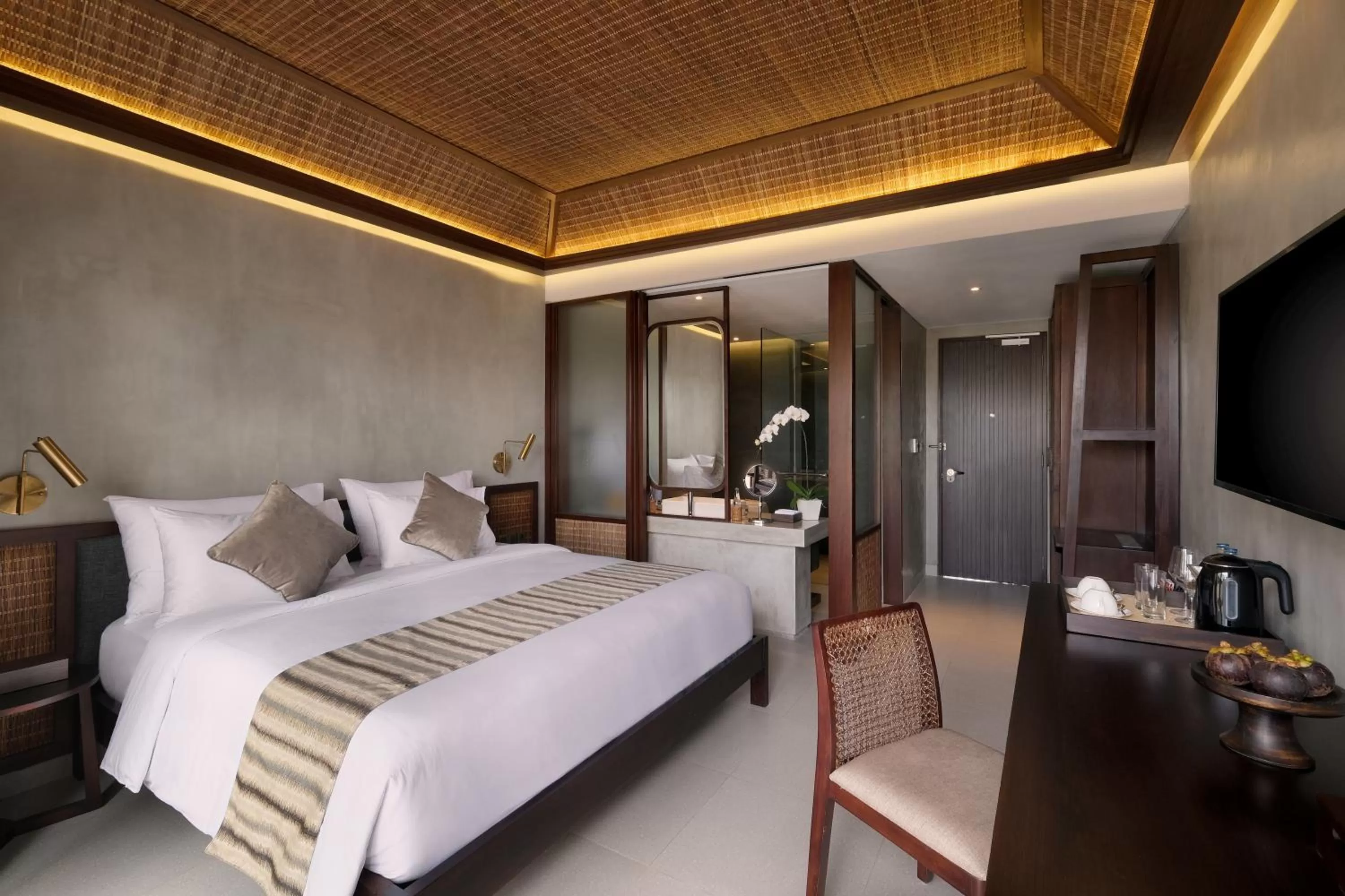 Bed in The Garcia Ubud Hotel & Resort