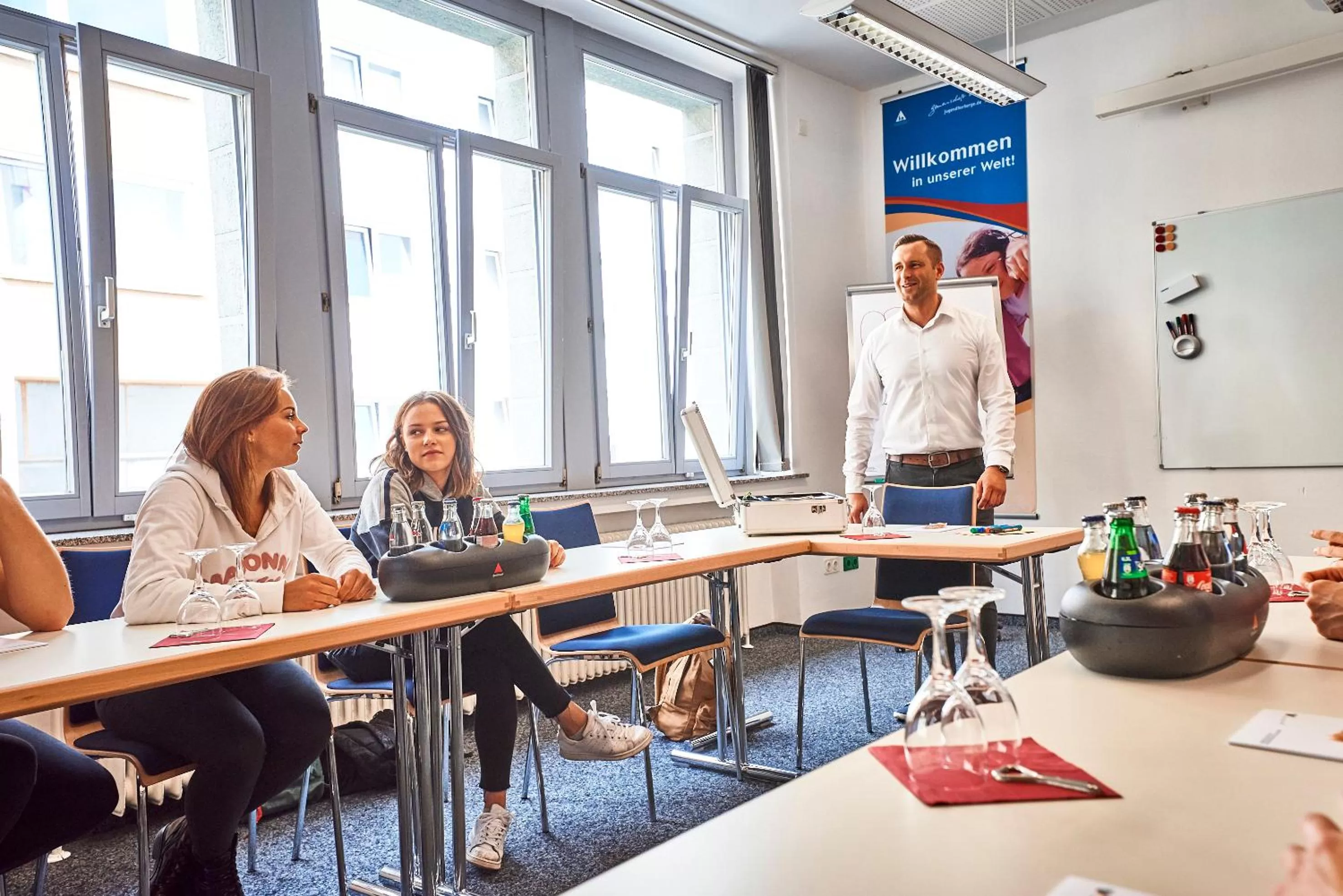 Meeting/conference room in DJH-Gästehaus Bermuda3Eck