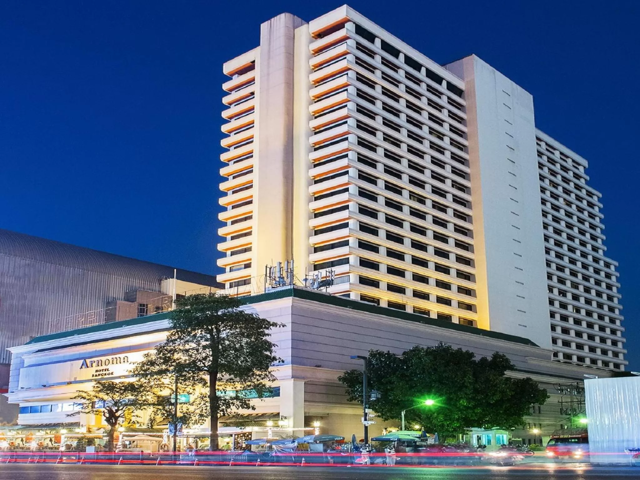 Property building in Arnoma Hotel Bangkok