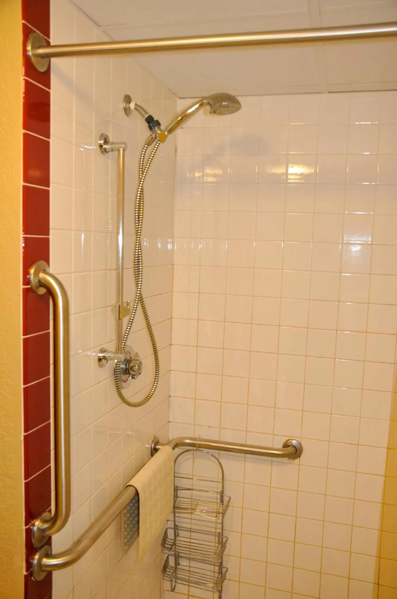 Shower in AmericInn by Wyndham Clear Lake