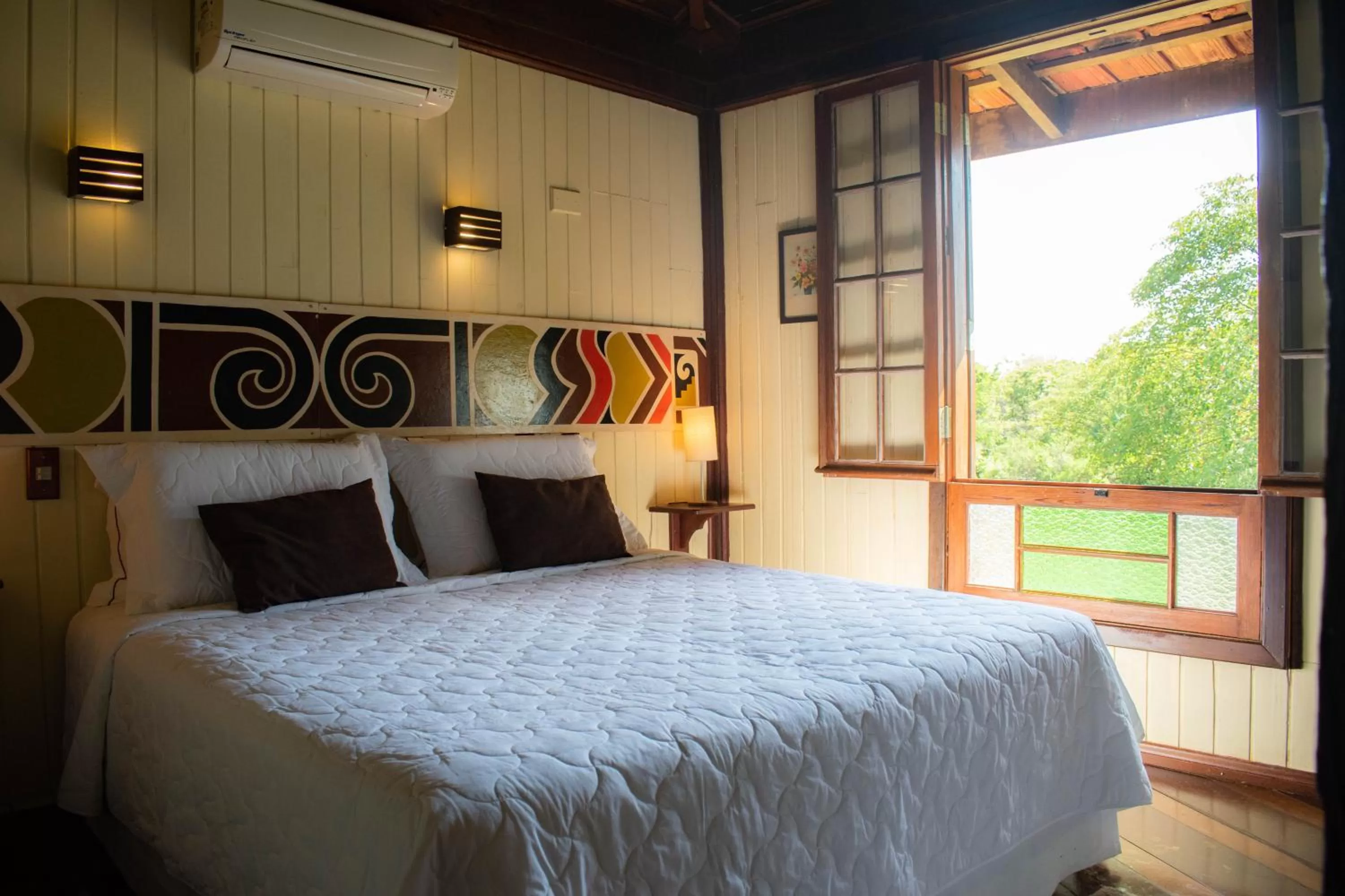 Bed in Hotel Santa Esmeralda