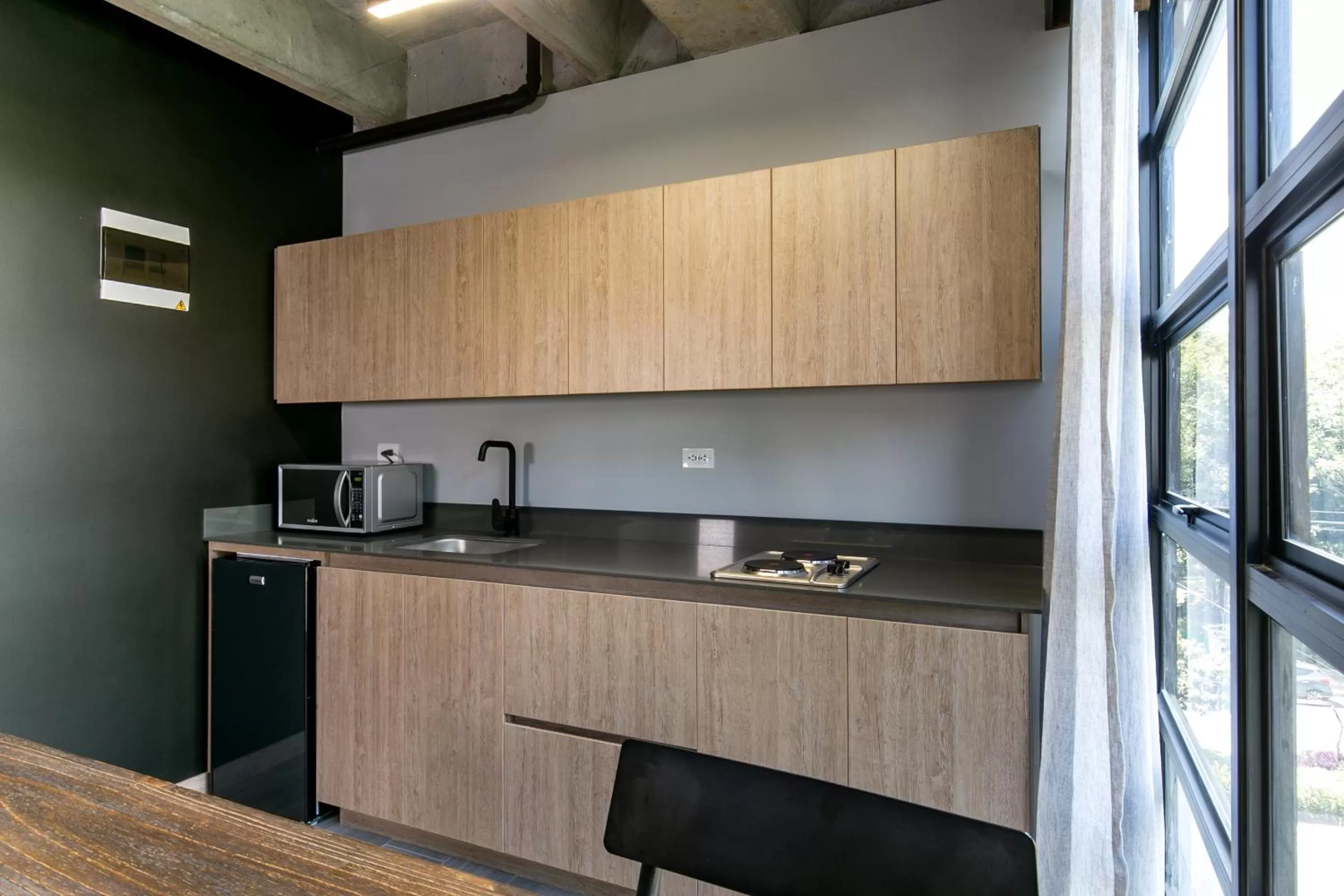 Kitchen or kitchenette in Factory Lofts Hotel