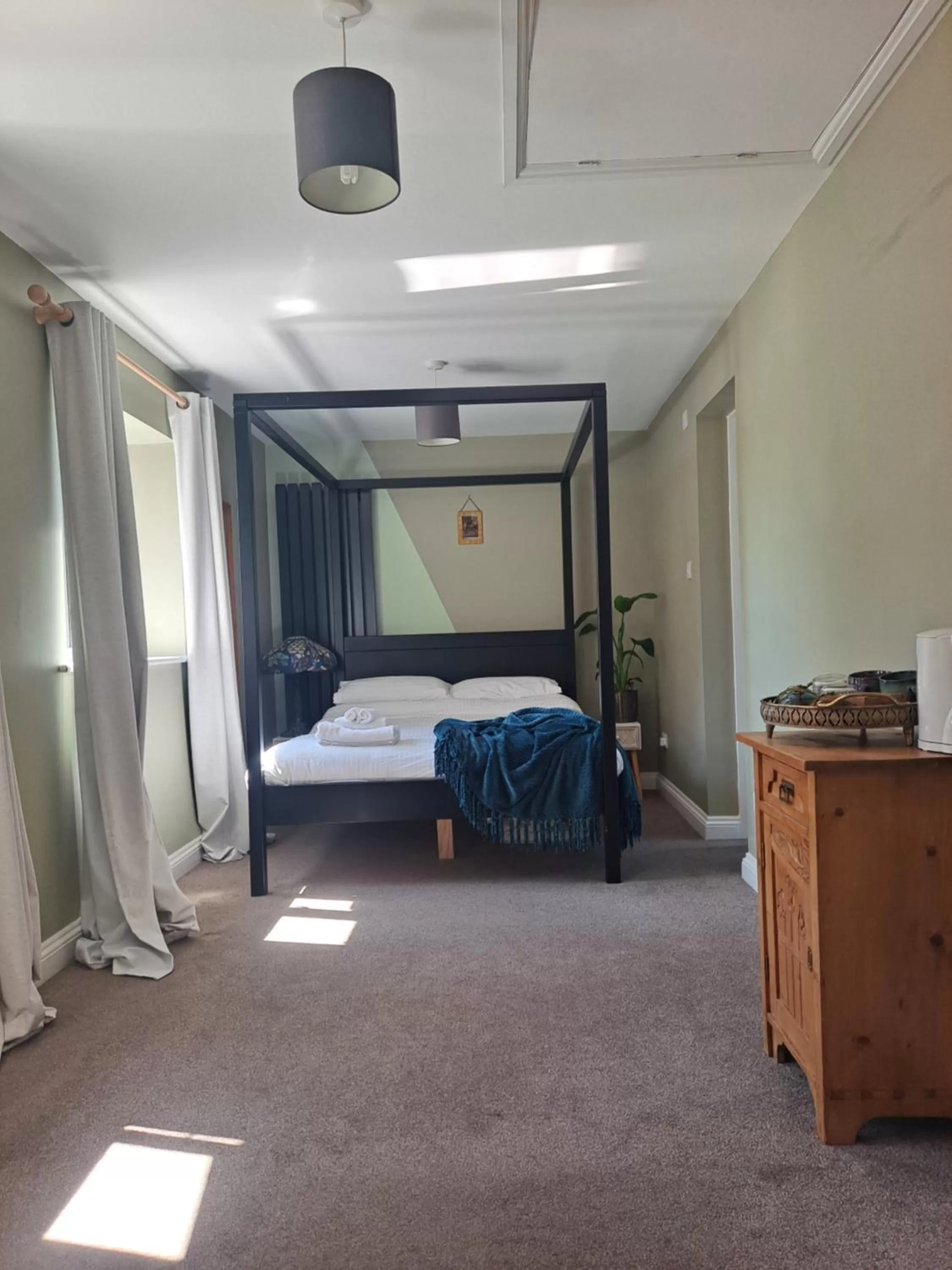 Photo of the whole room, Bed in Pilgrims of the Goddess