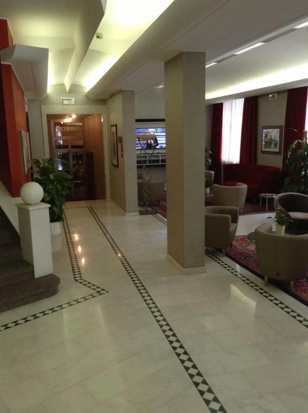 Lobby or reception in Palace Hotel Moderno