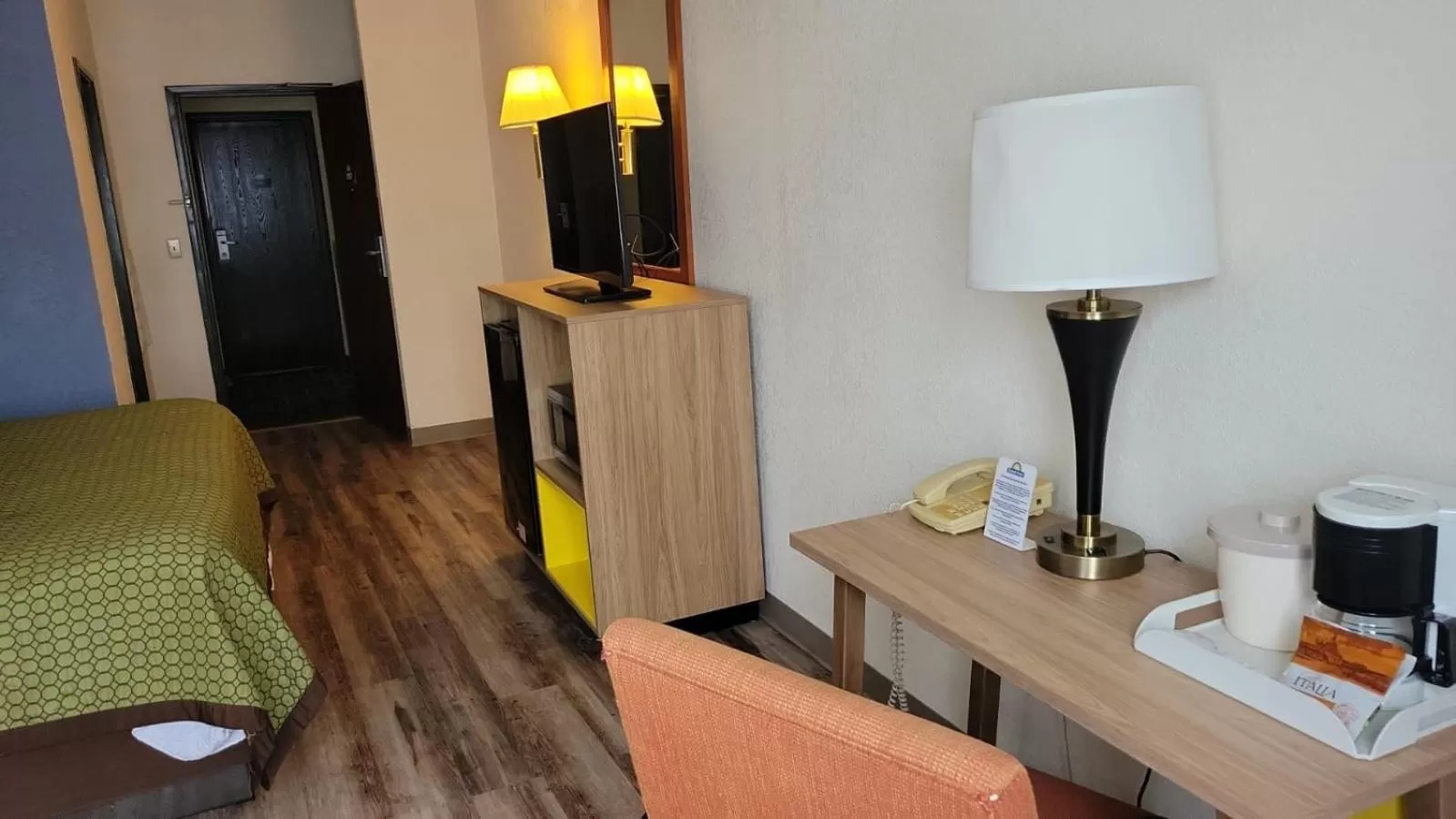 Bed in Days Inn by Wyndham Topeka