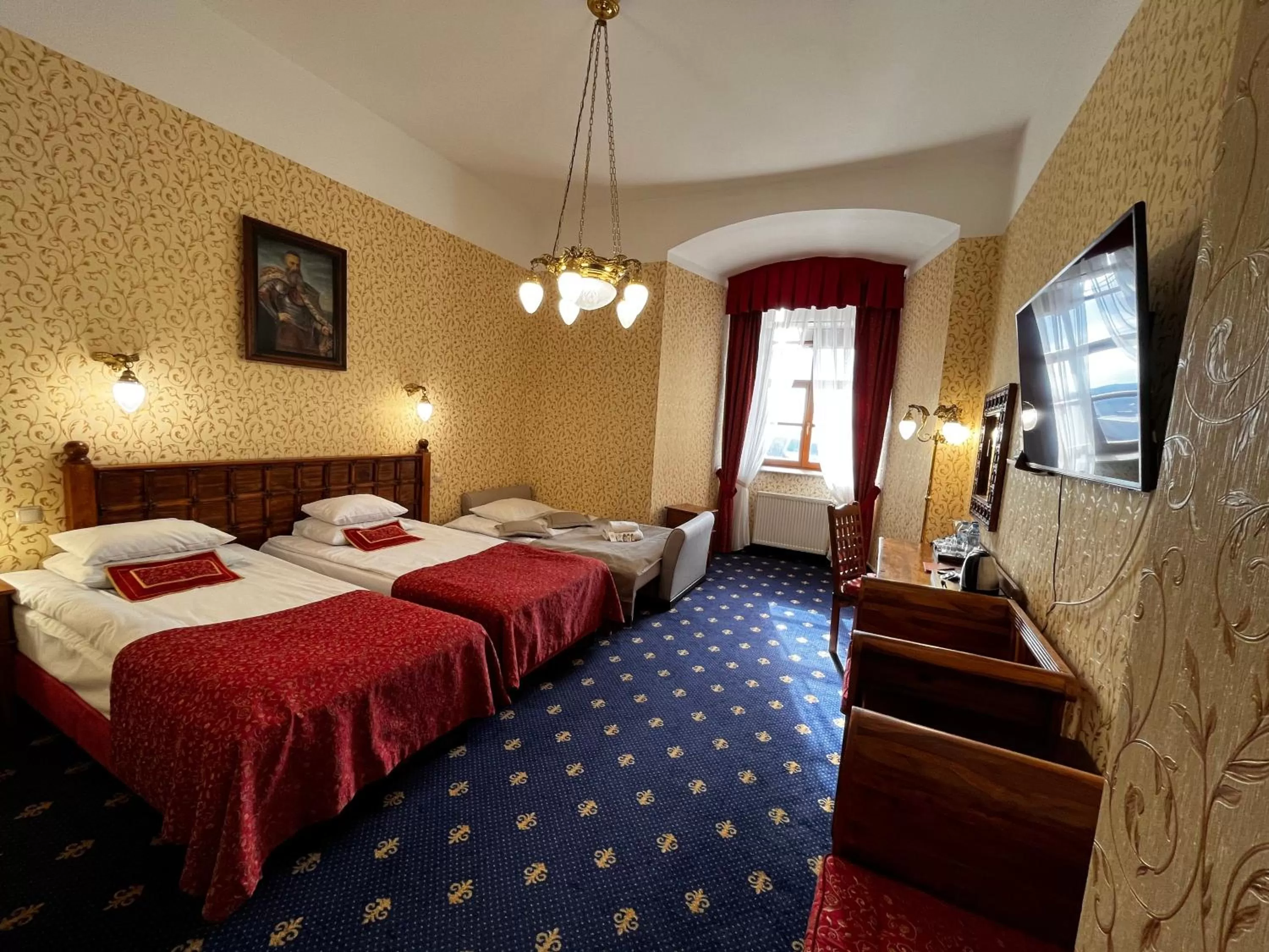 Photo of the whole room, Bed in Hotel Zamek Ryn