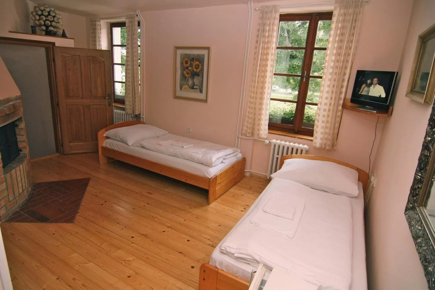 Decorative detail, Bed in Hotel Klika