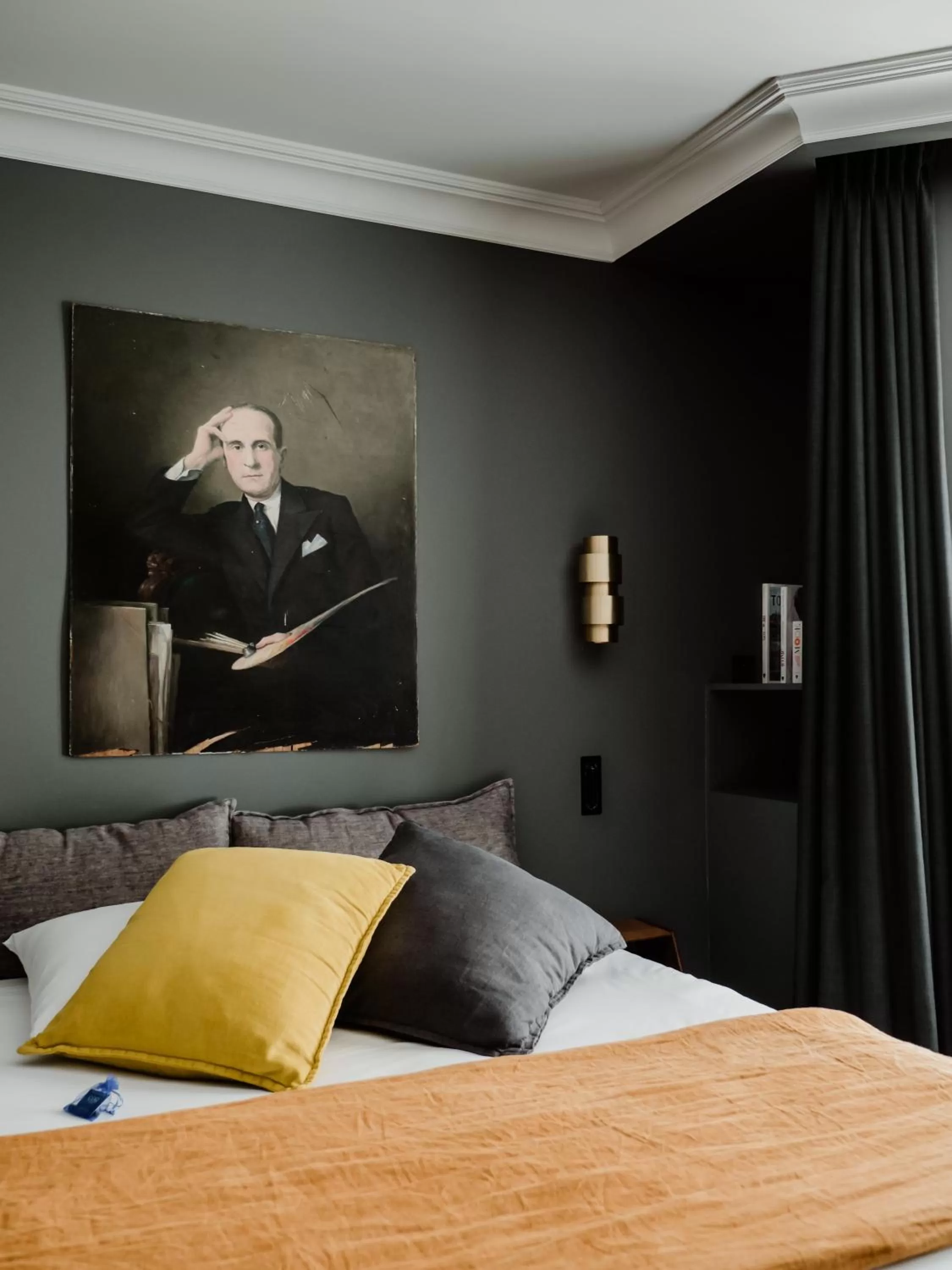 Bed in COQ Hotel Paris