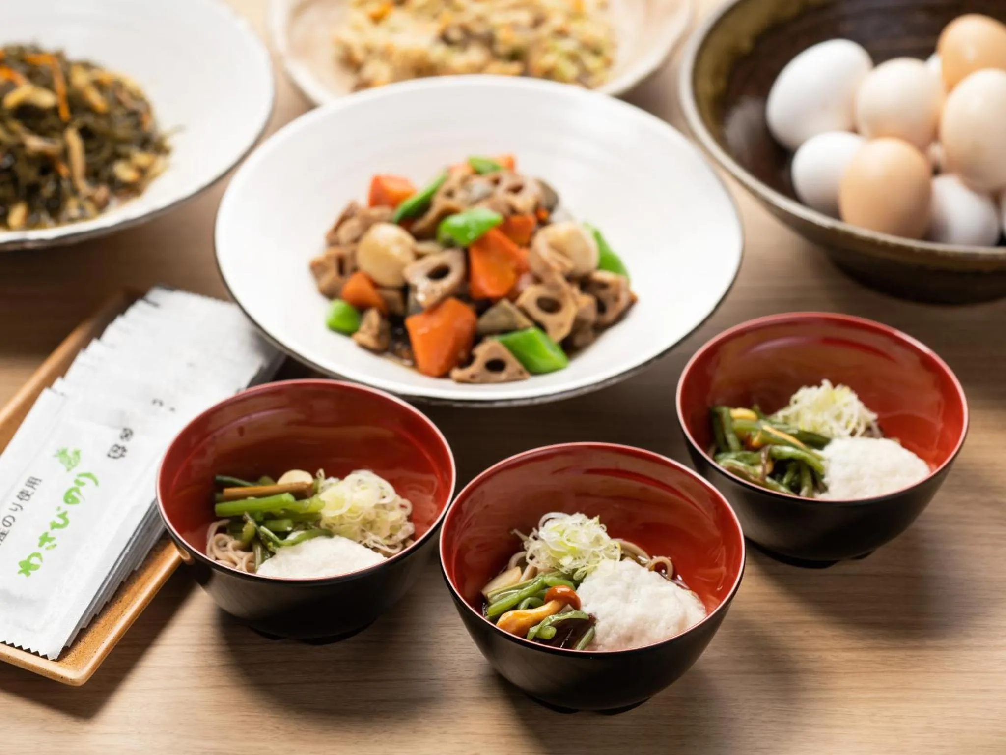 Buffet breakfast in Hotel Sunroute Ueda