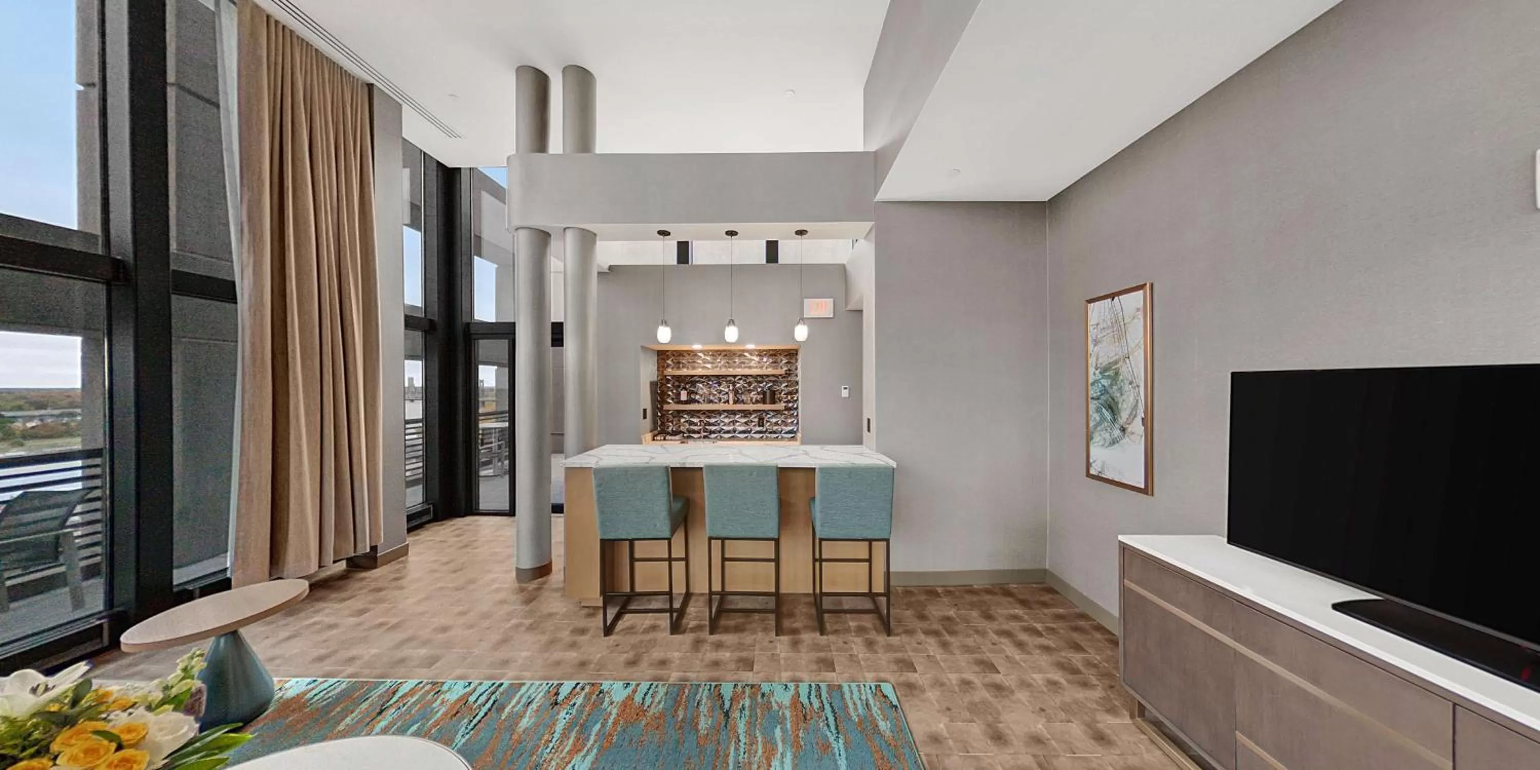 Photo of the whole room in Hilton Garden Inn Toledo Downtown