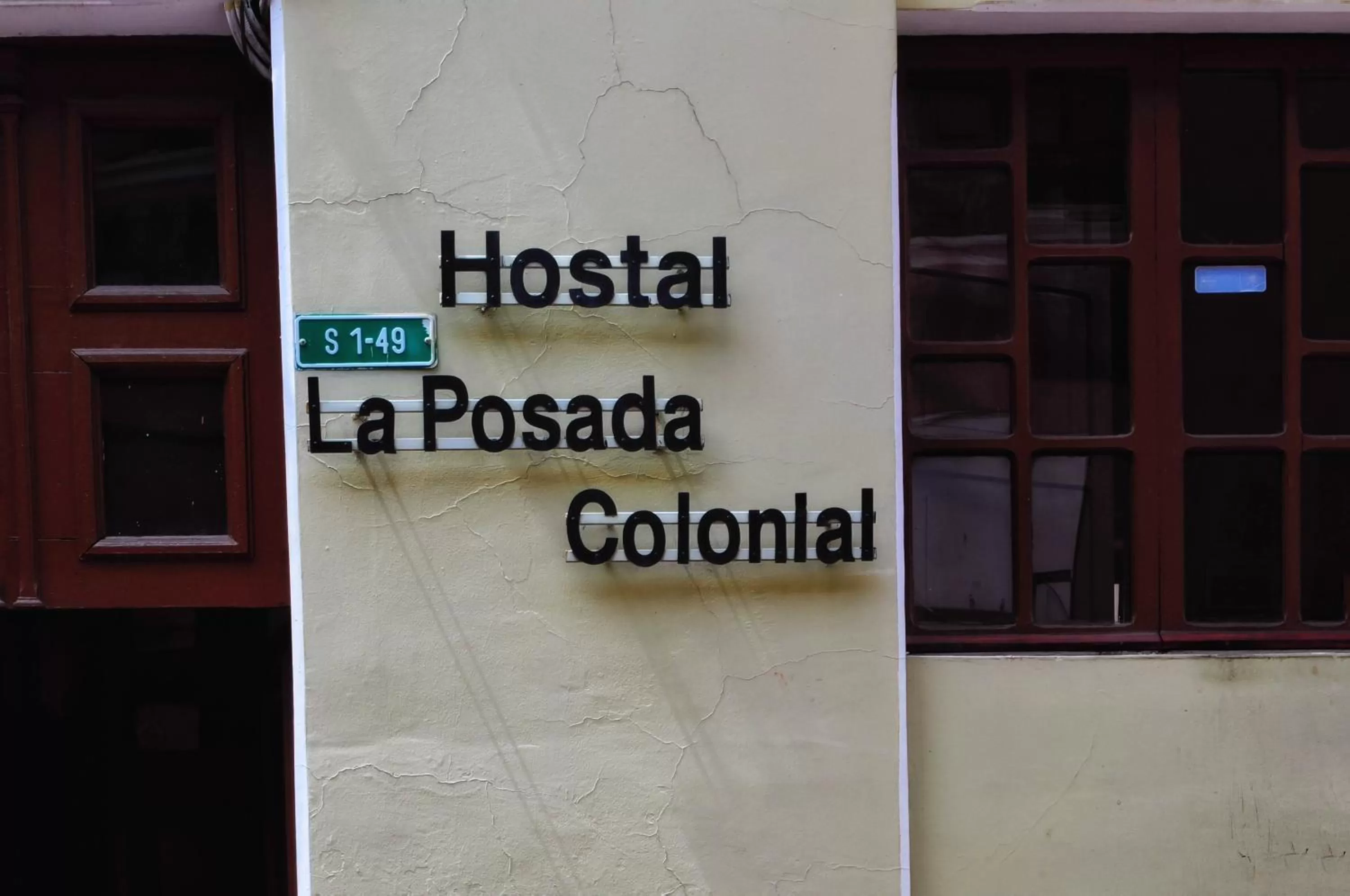 Facade/entrance in La Posada Colonial