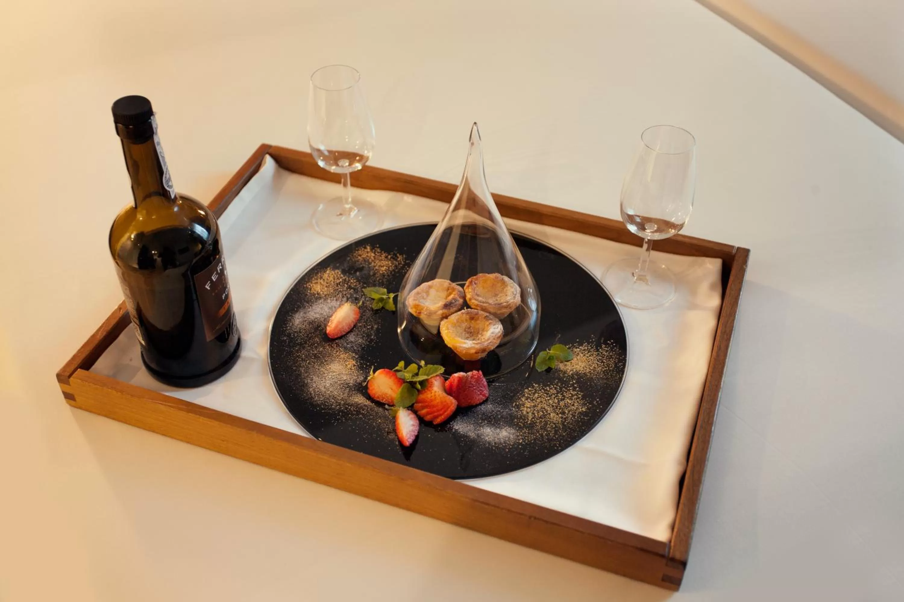 Food close-up in Star inn Lisbon Airport