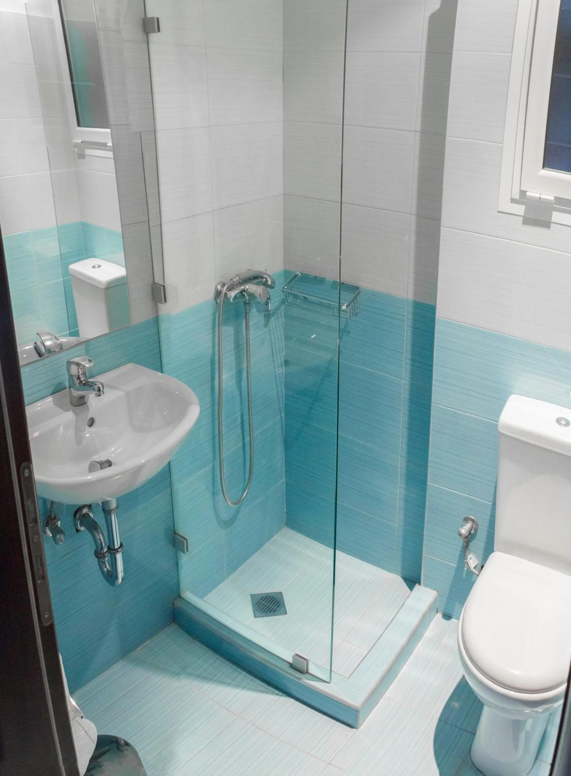 Shower in Athens Choice Hotel