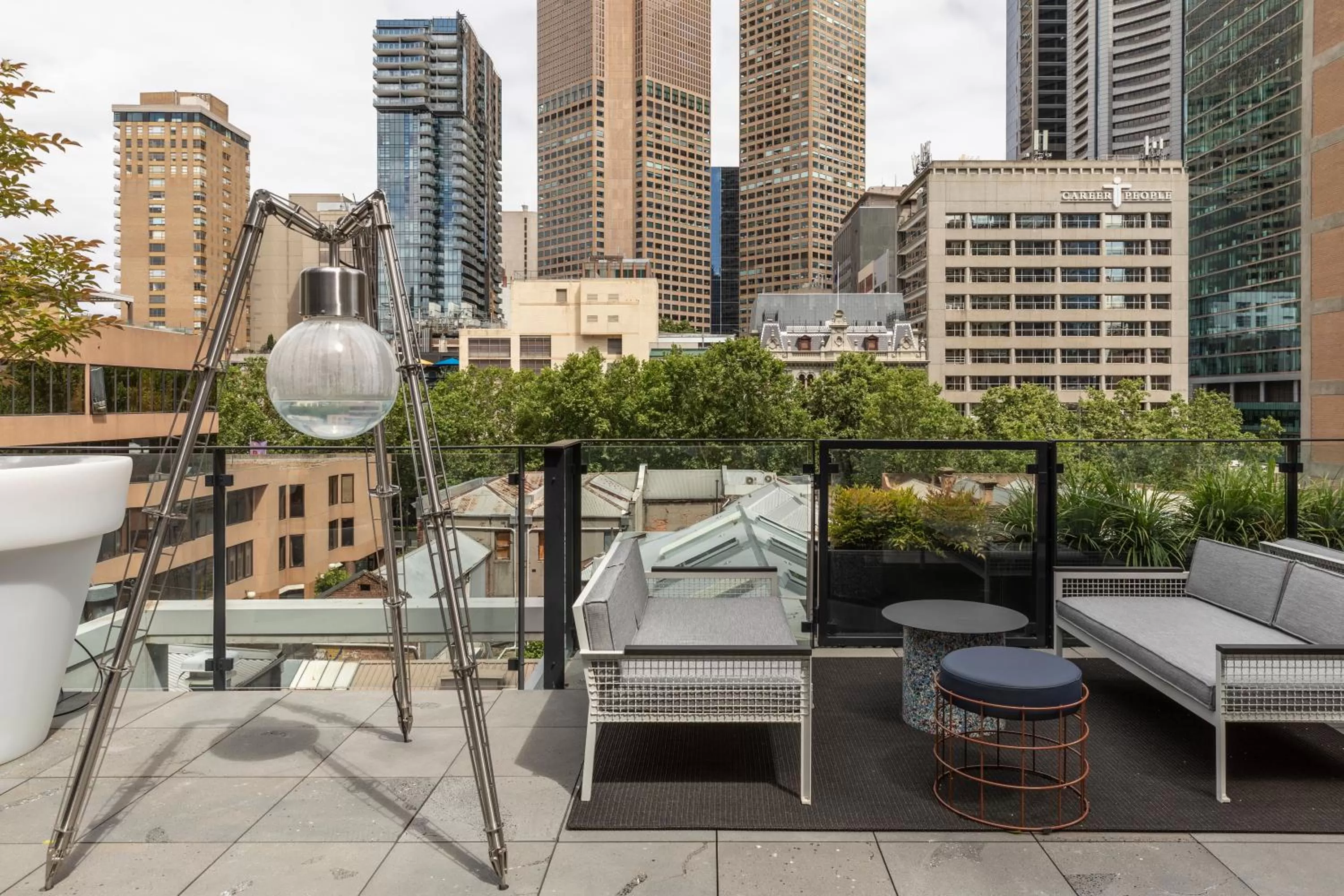 Patio in Lancemore Crossley St. Melbourne