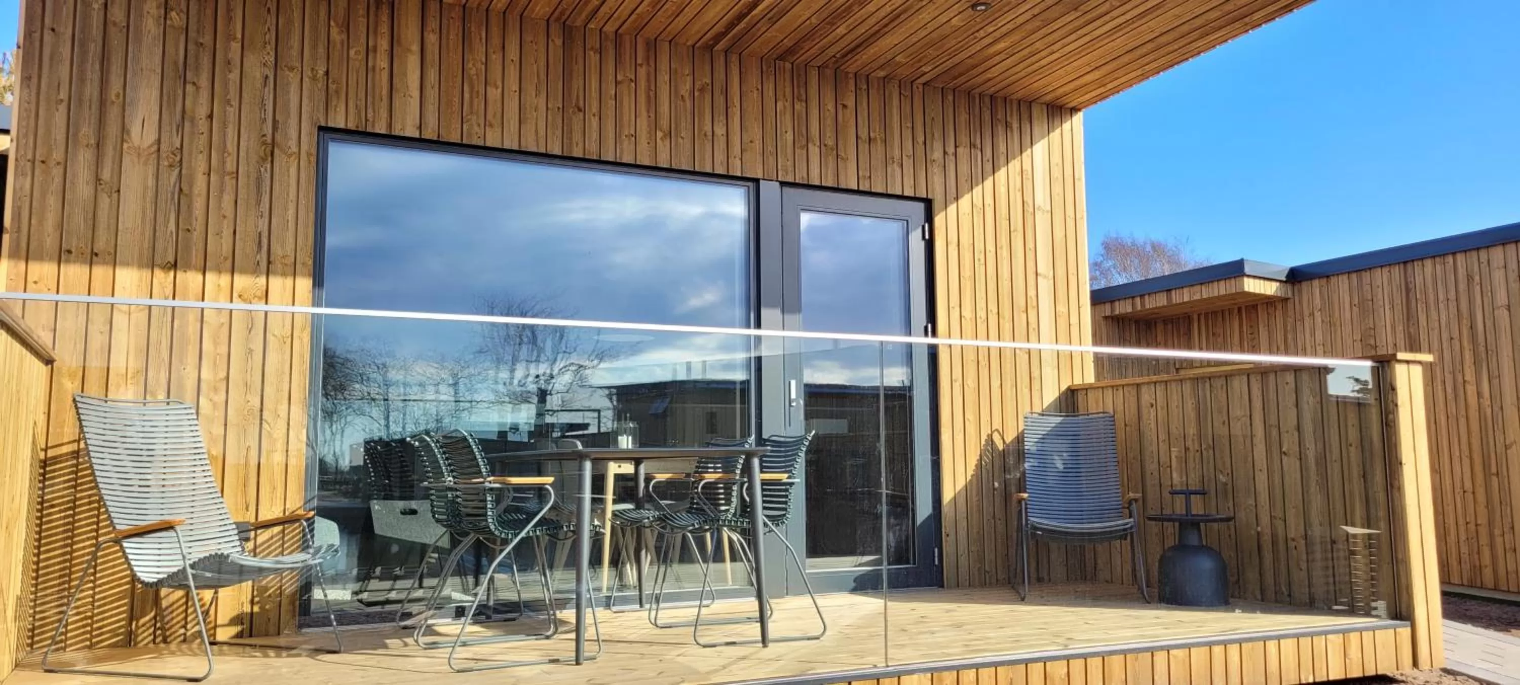 Balcony/Terrace in Halmstad Golfarena Hotell & Lägenheter