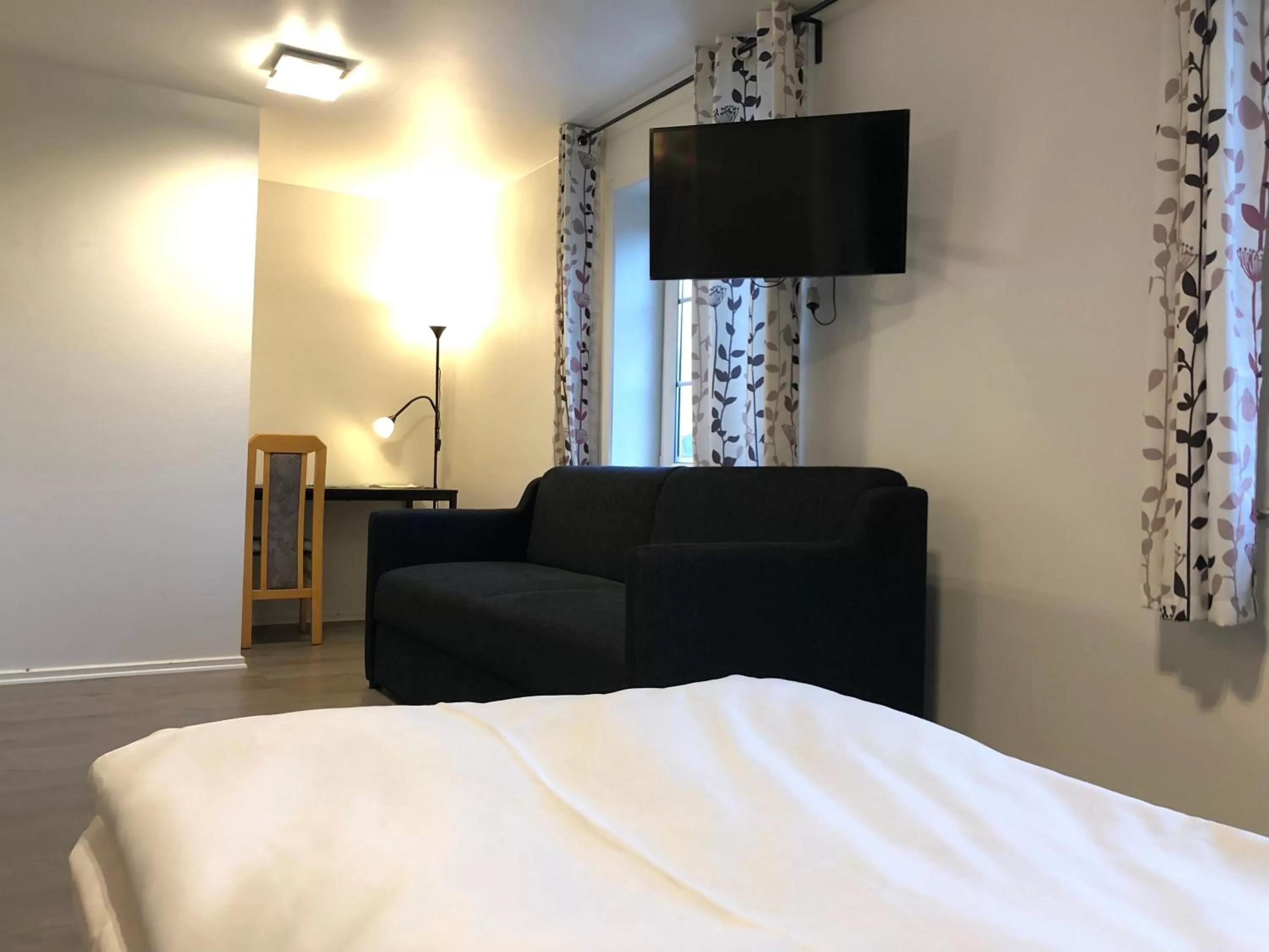 Bed in Hotel Aulum Kro