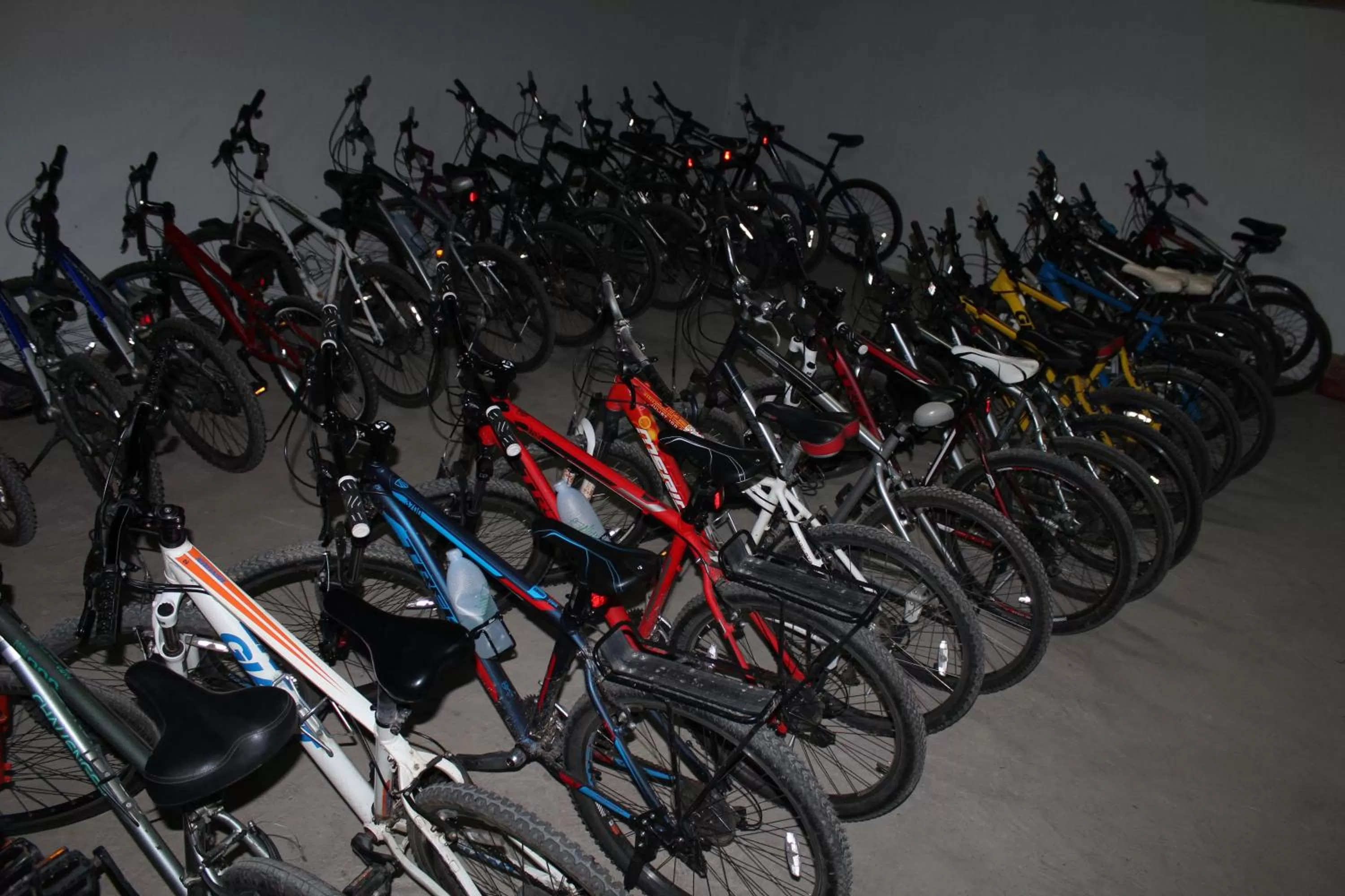 Cycling in Little Village Chiang Mai