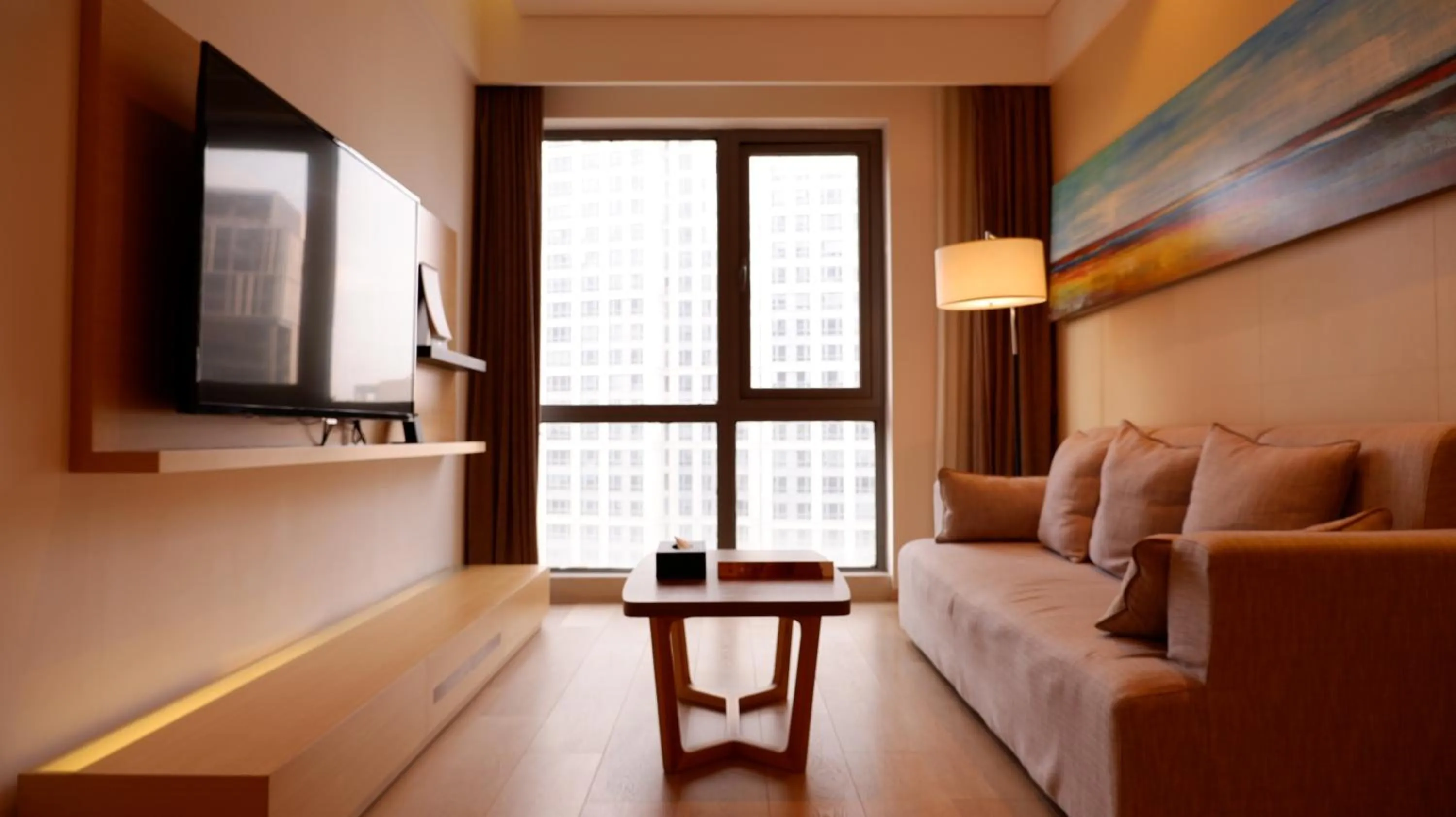 Living room in Sincere Residence Changfeng - Changfeng Ecological Business District