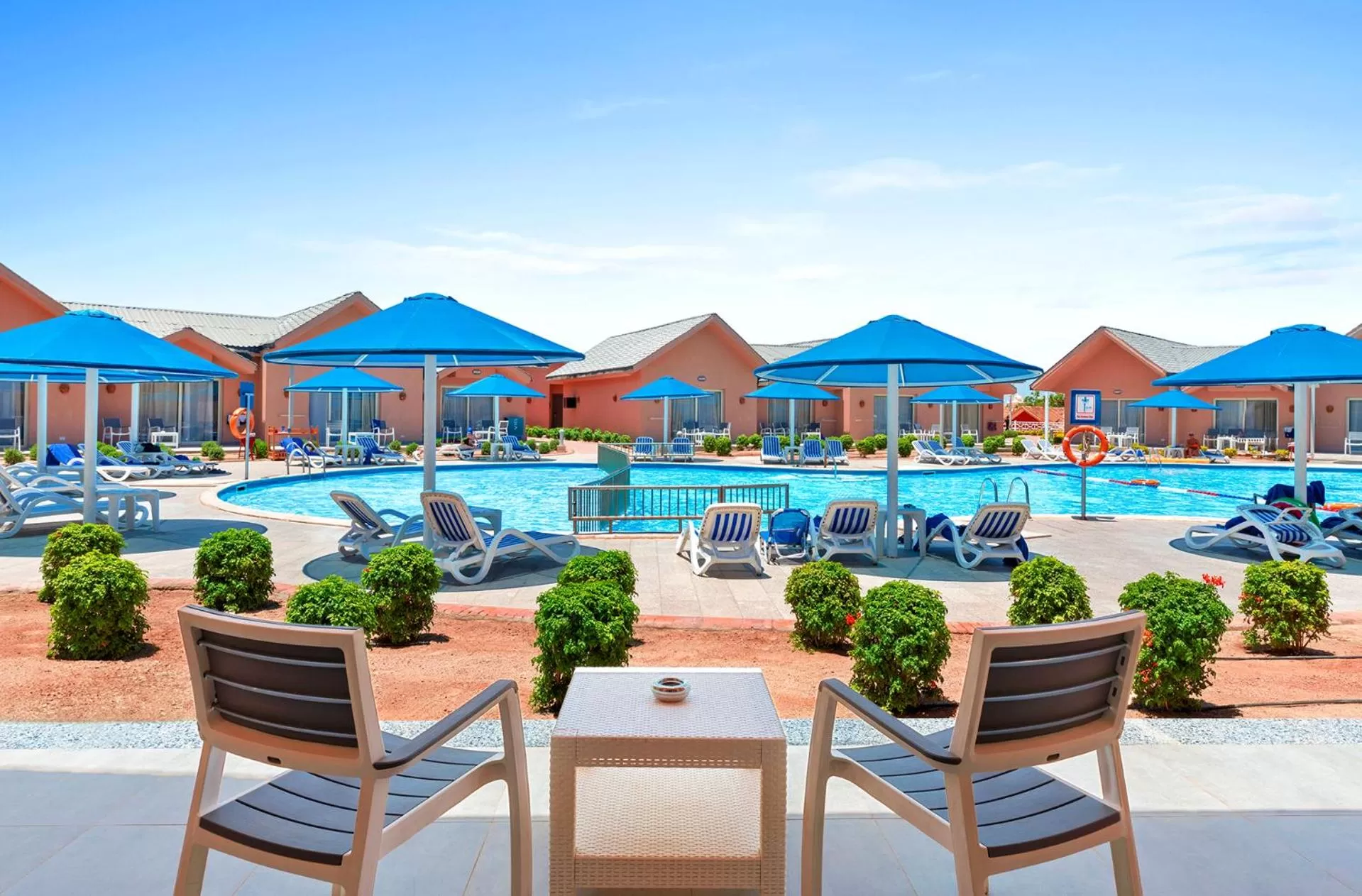 Pool view in Pickalbatros Jungle Aqua Park - Neverland Hurghada