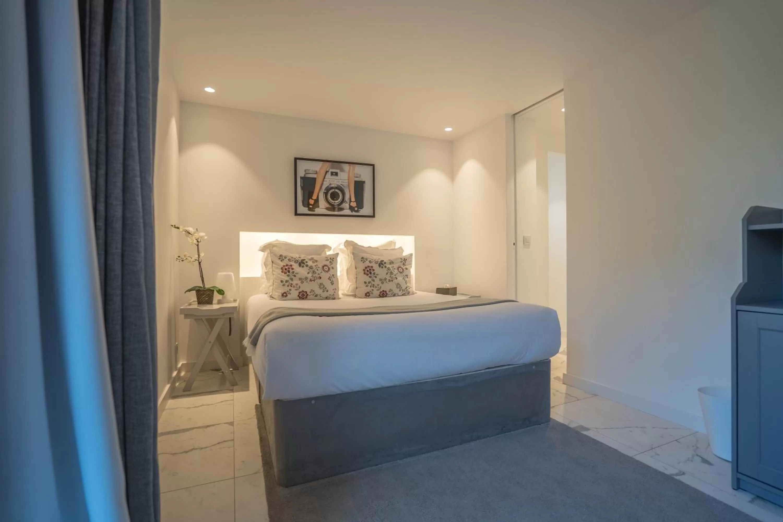 Bed in Hotel le Mandala